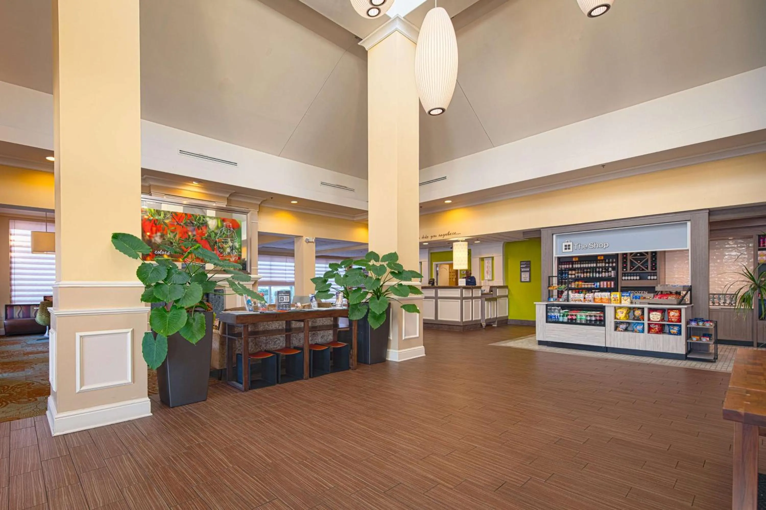 Lobby or reception in Hilton Garden Inn Newport News