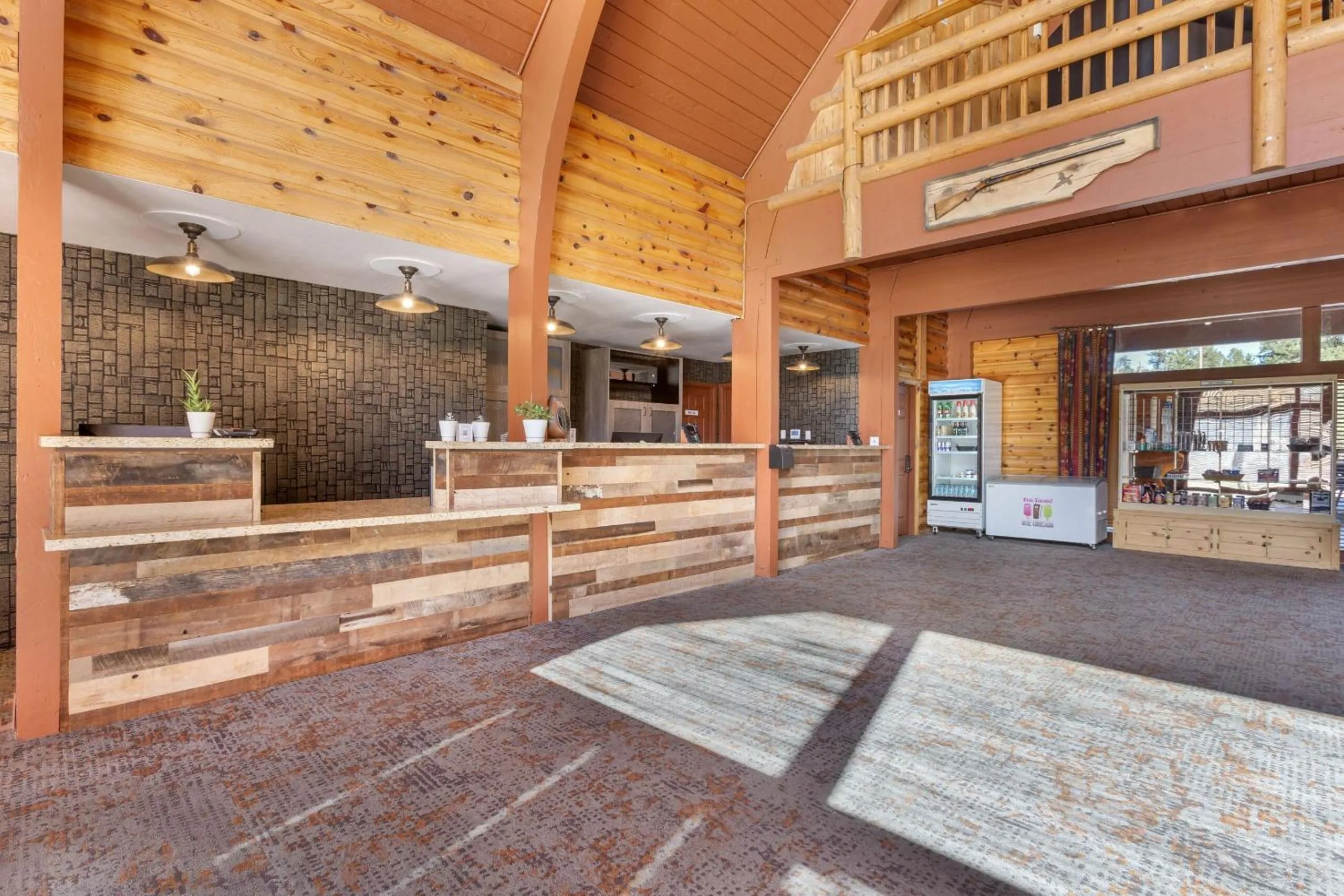 Lobby or reception in Kohl's Ranch Lodge