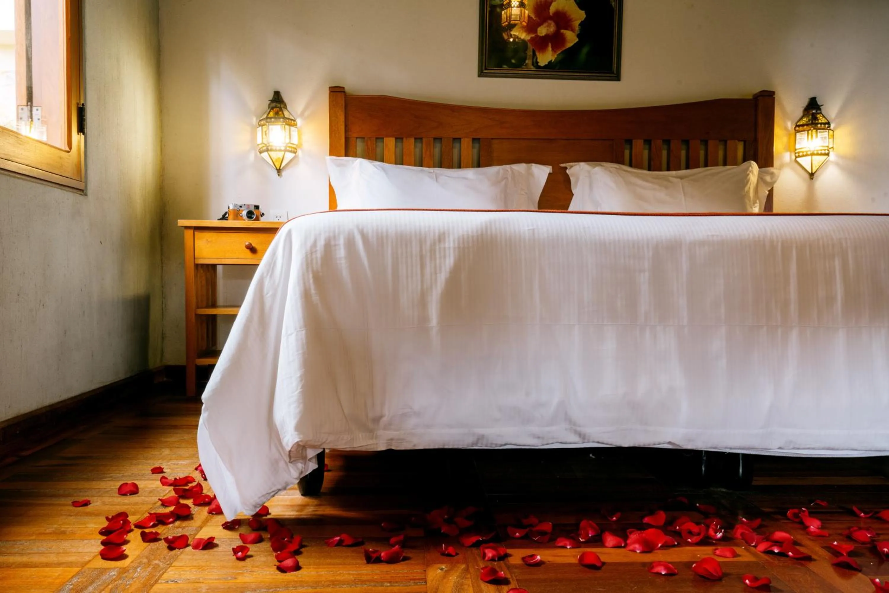 Bed in Pousada Amanita Monte Verde