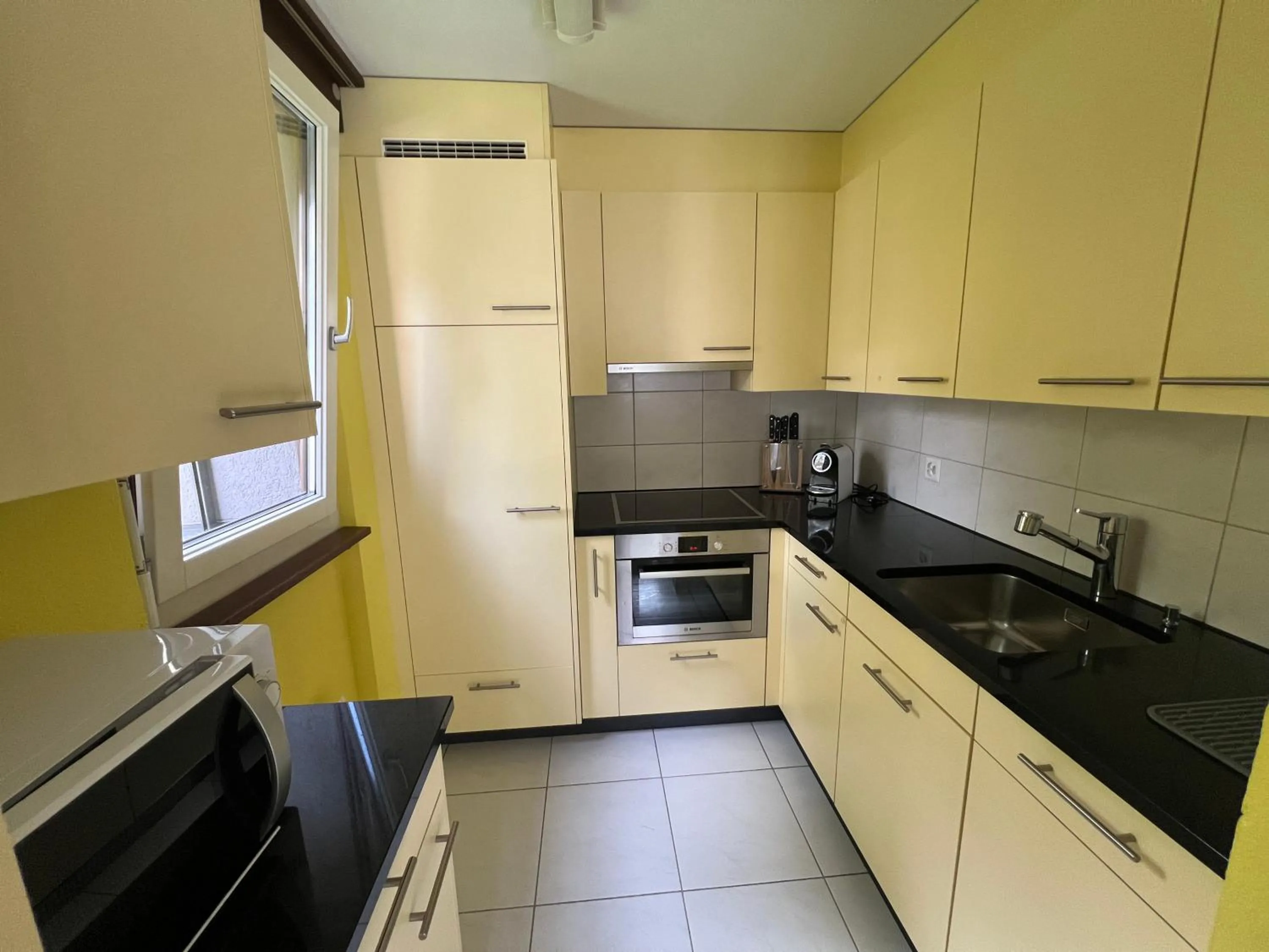 Kitchen or kitchenette in Hotel Belmont