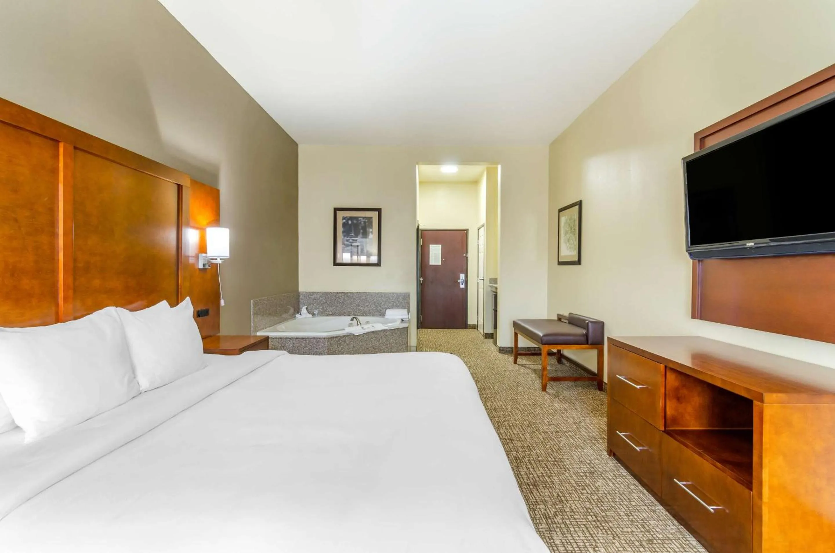 Bedroom, Bed in Comfort Inn & Suites near Bethel College