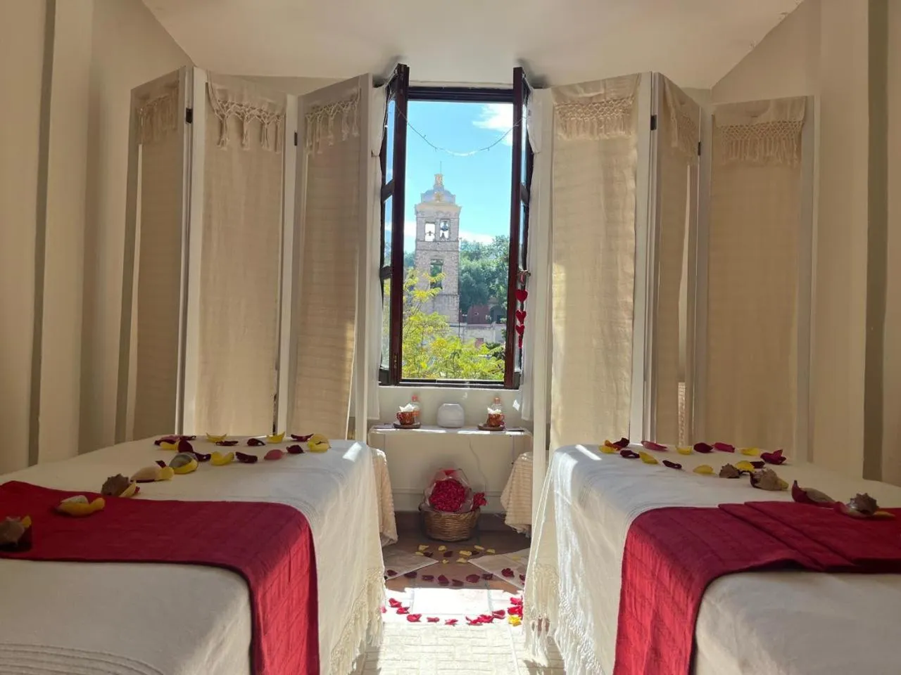 Bed in Hotel San Francisco Tlaxcala