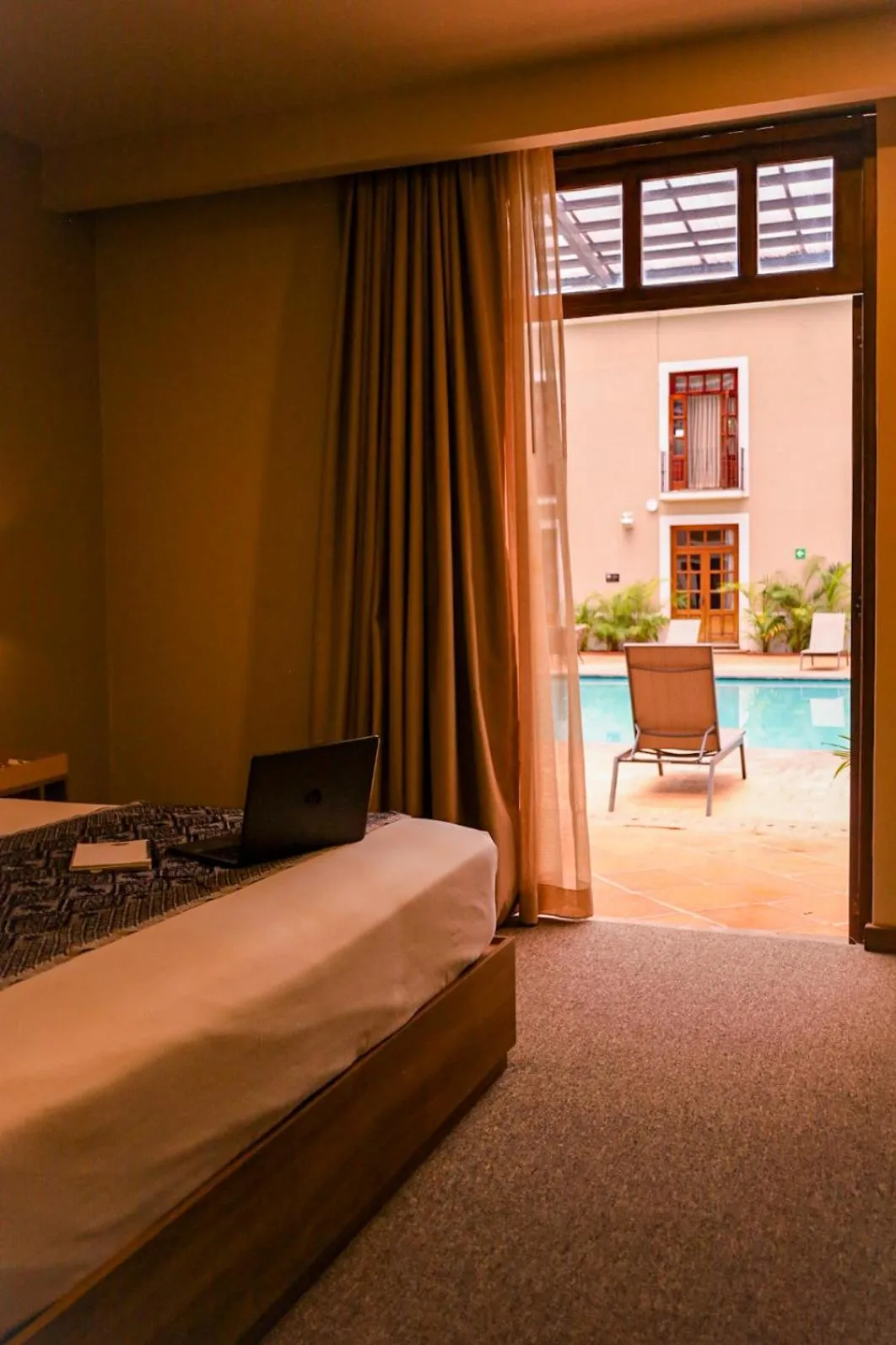 Bed in Hotel San Francisco Tlaxcala