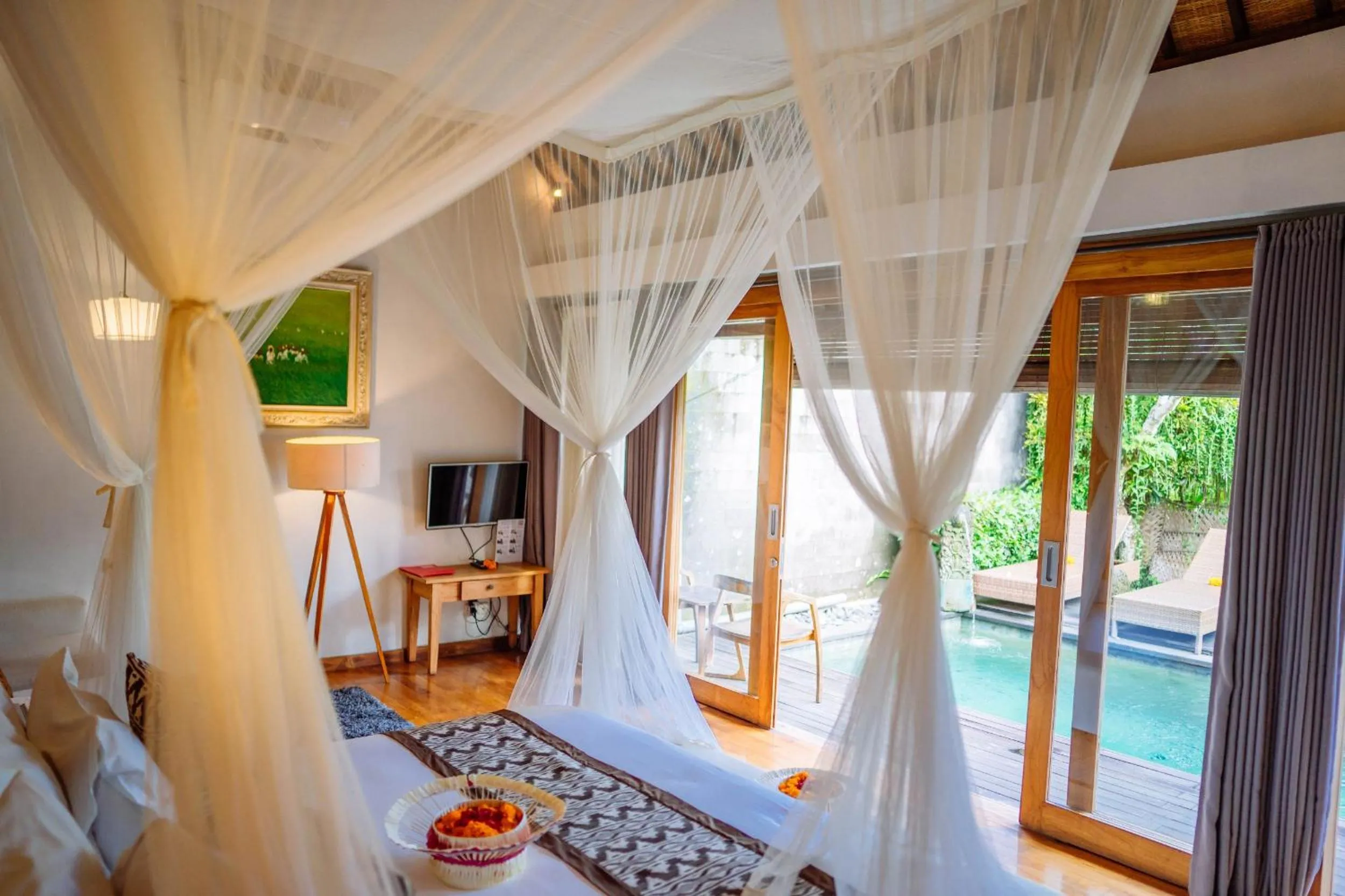 Bedroom, Bed in Ume Sri Villas Ubud