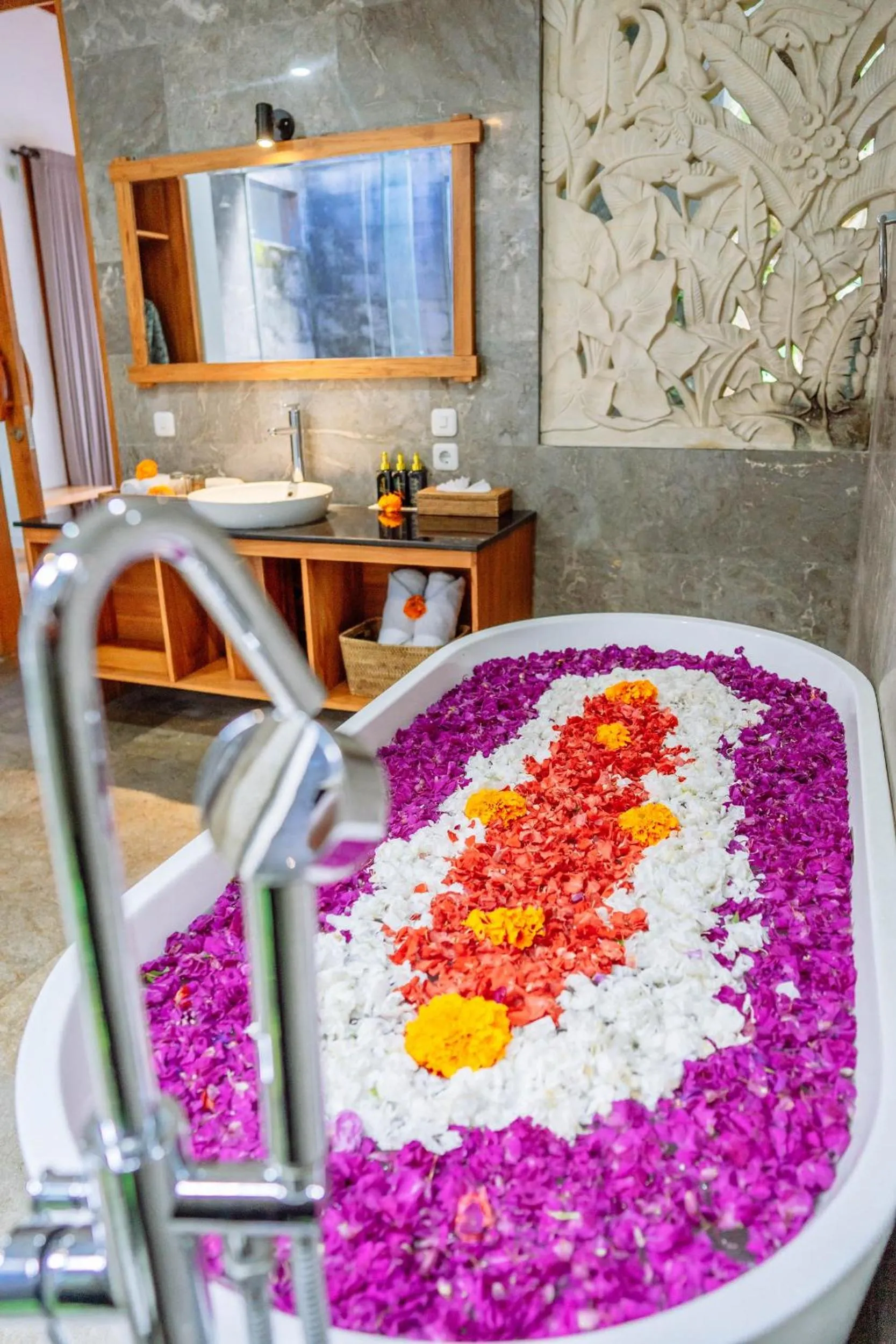 Bathroom in Ume Sri Villas Ubud