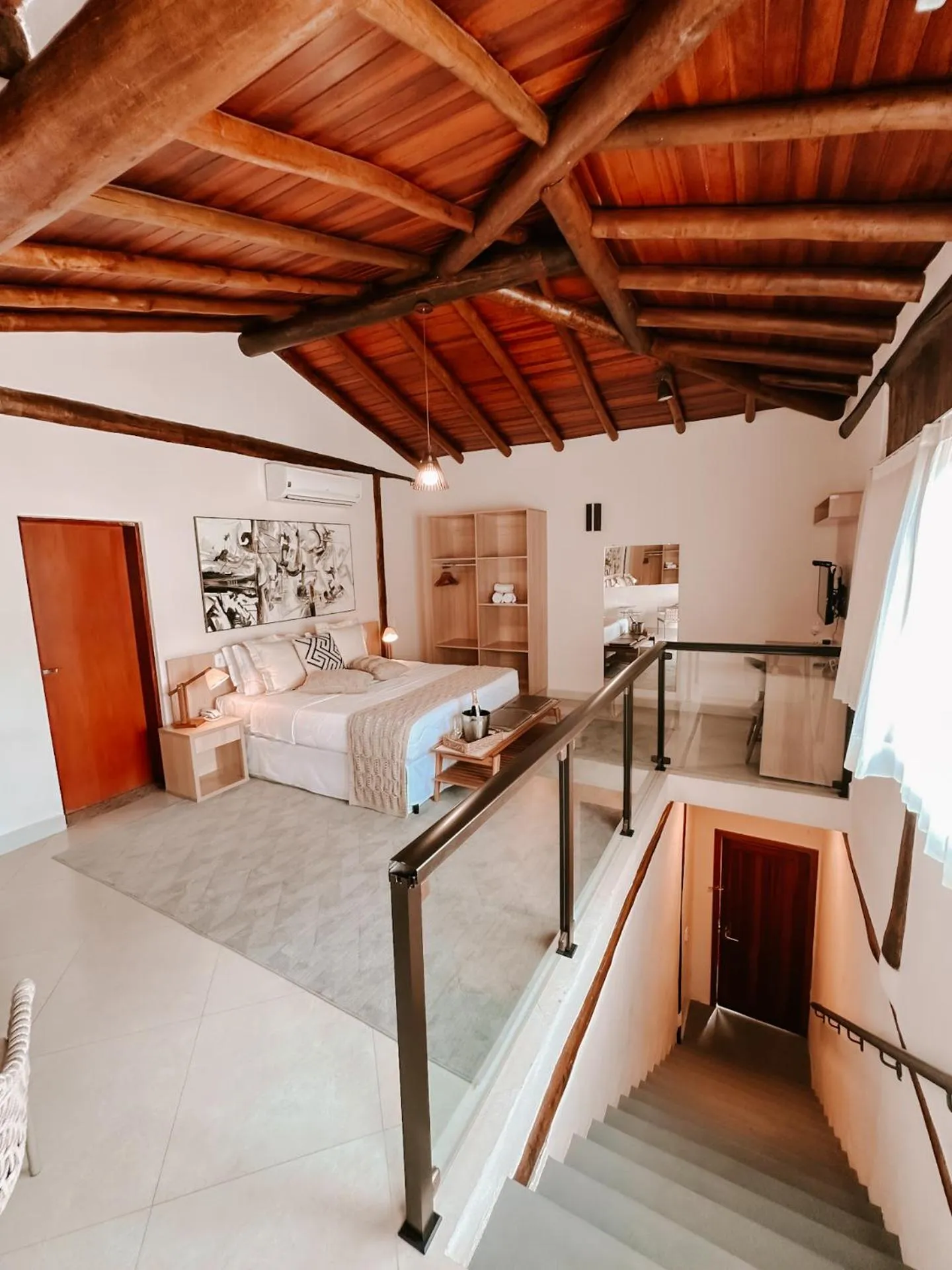 Bed in Abricó Beach Hotel