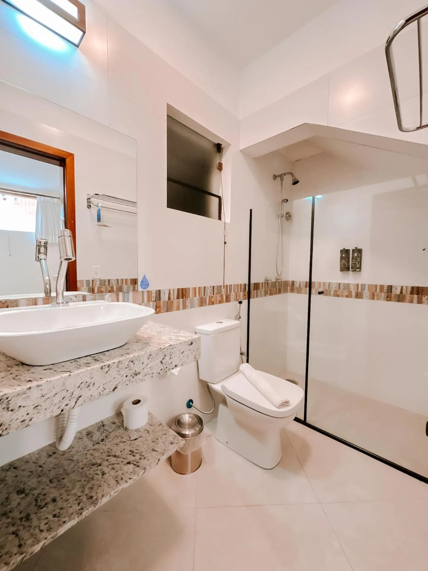 Shower in Abricó Beach Hotel