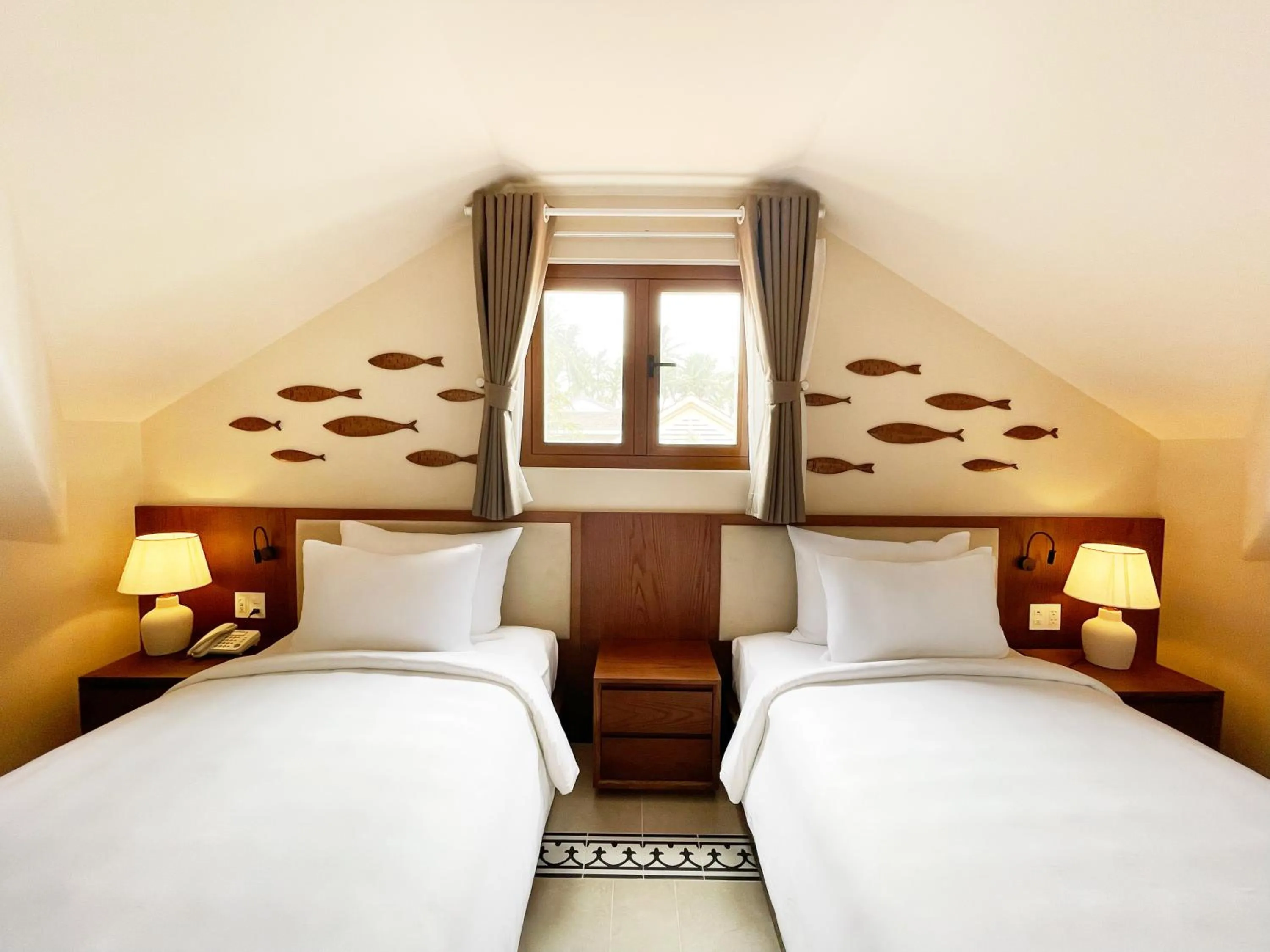 Bed in Phu Hai Beach Resort & Spa Phan Thiet