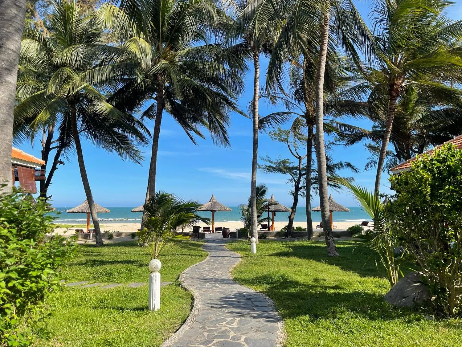 Garden view in Phu Hai Beach Resort & Spa Phan Thiet