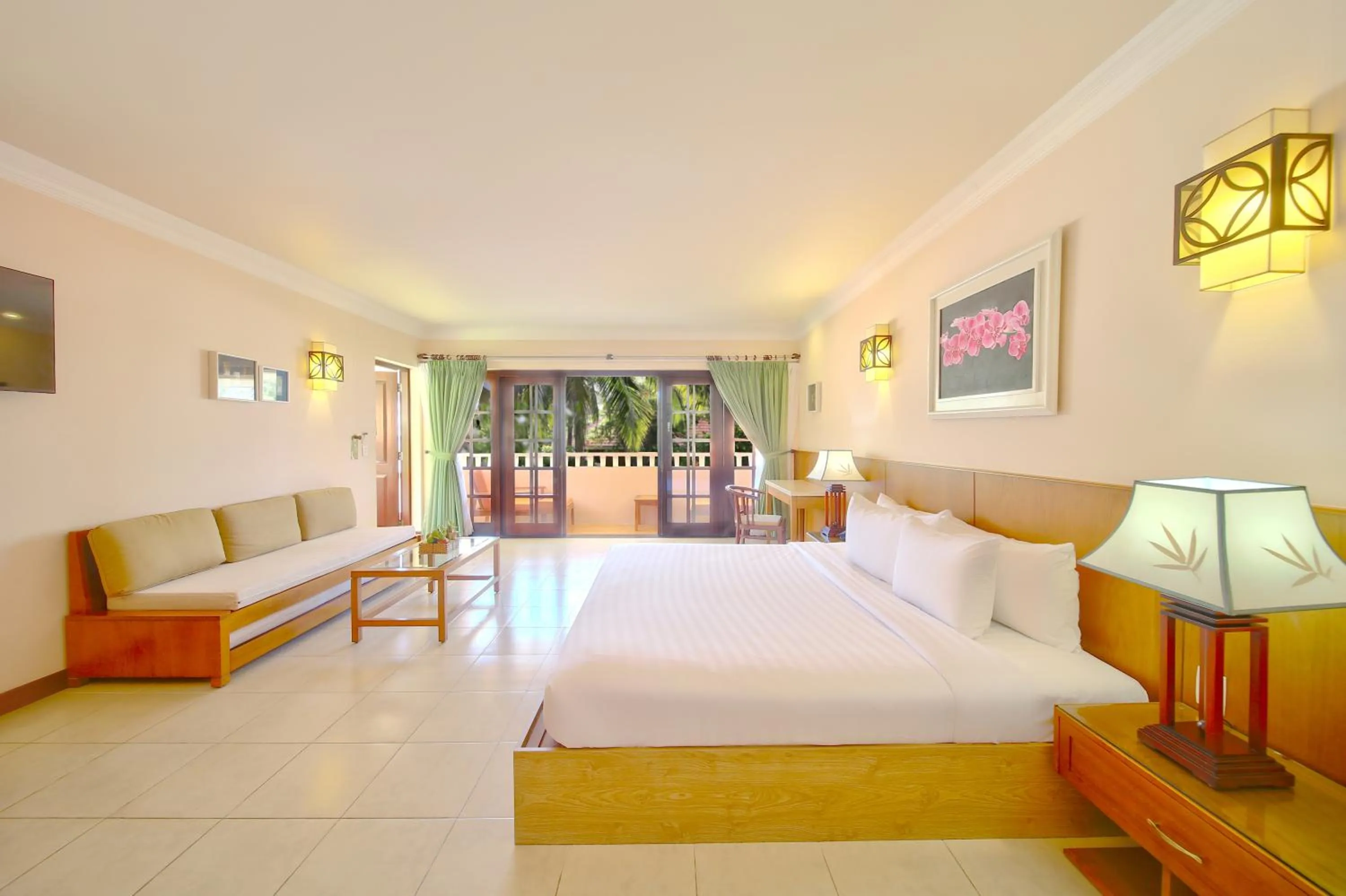 Bed in Phu Hai Beach Resort & Spa Phan Thiet