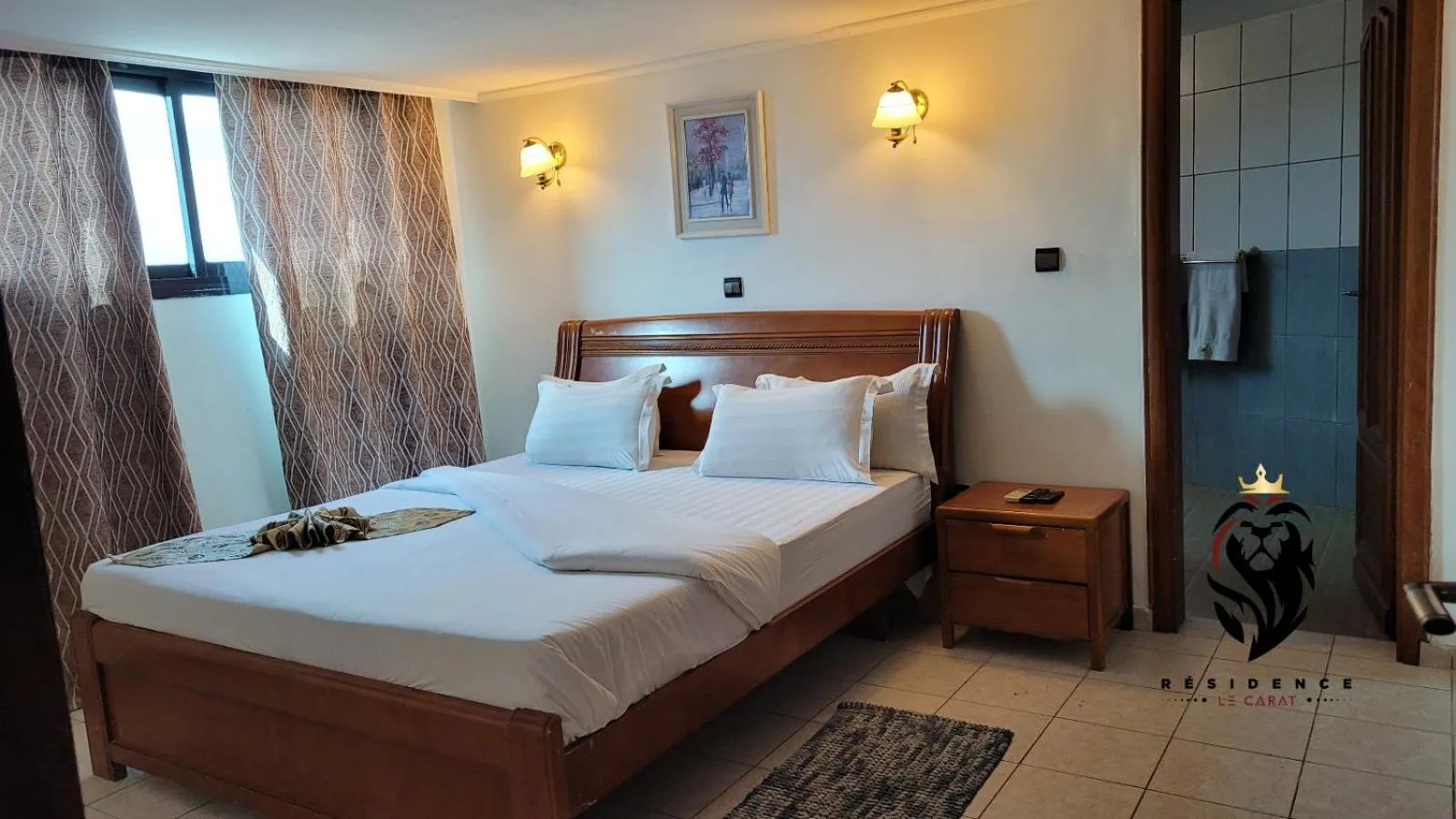 Bed in Residence Blue Sky