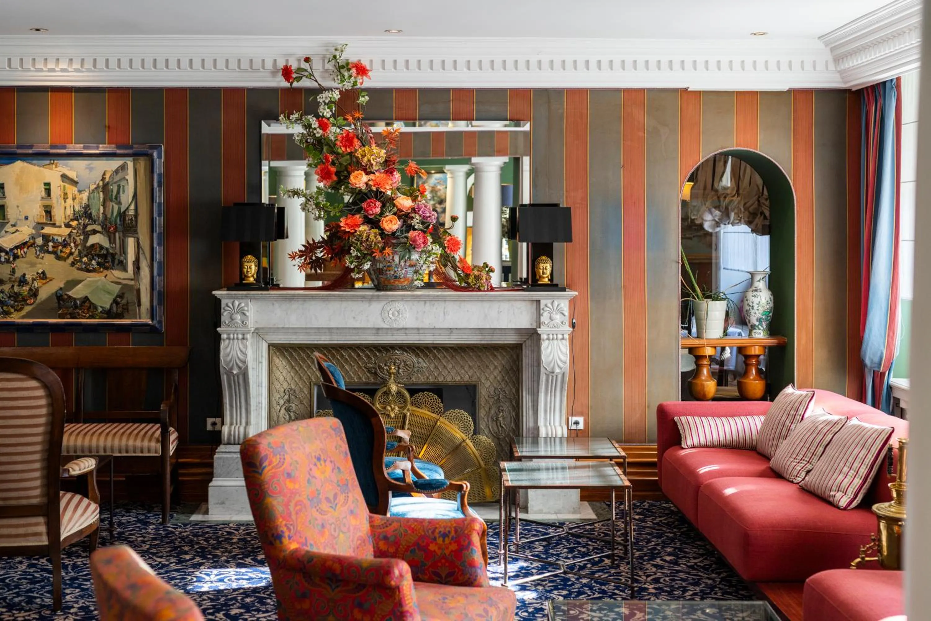 Living room in Hôtel Restaurant Million