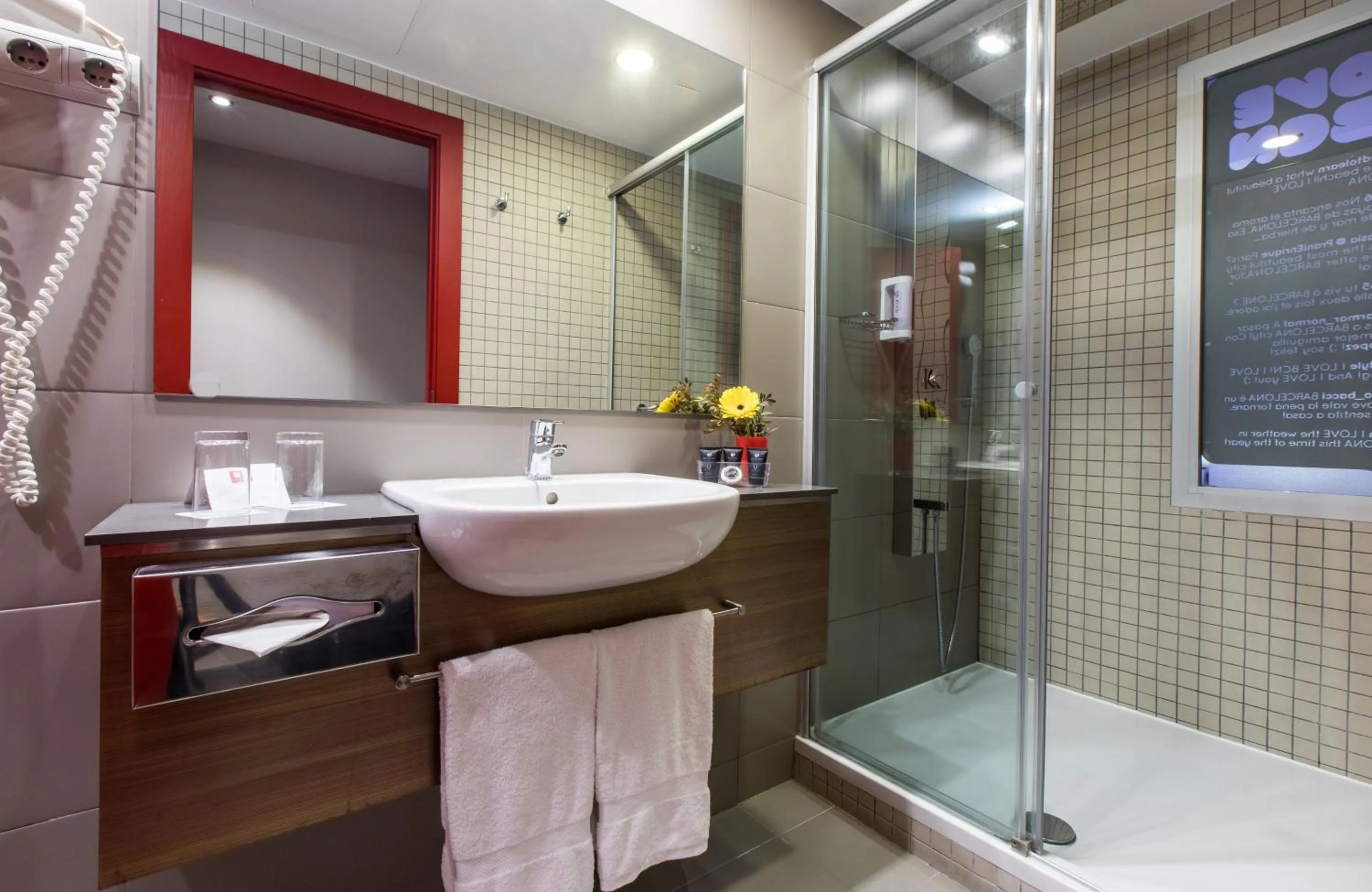 Bathroom in Leonardo Boutique Hotel Barcelona Sagrada Familia