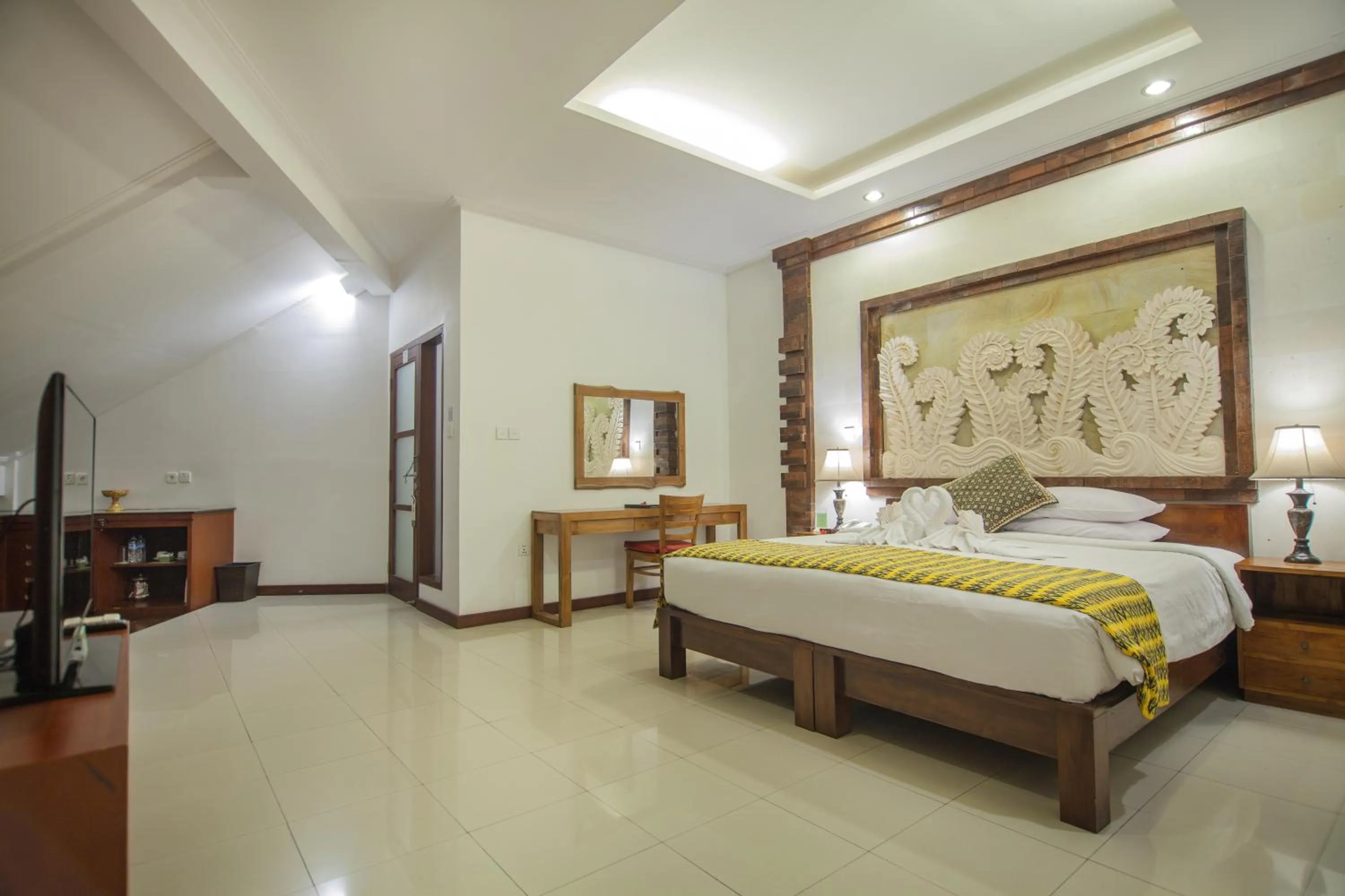 Photo of the whole room, Bed in Bali Spirit Hotel and Spa, Ubud