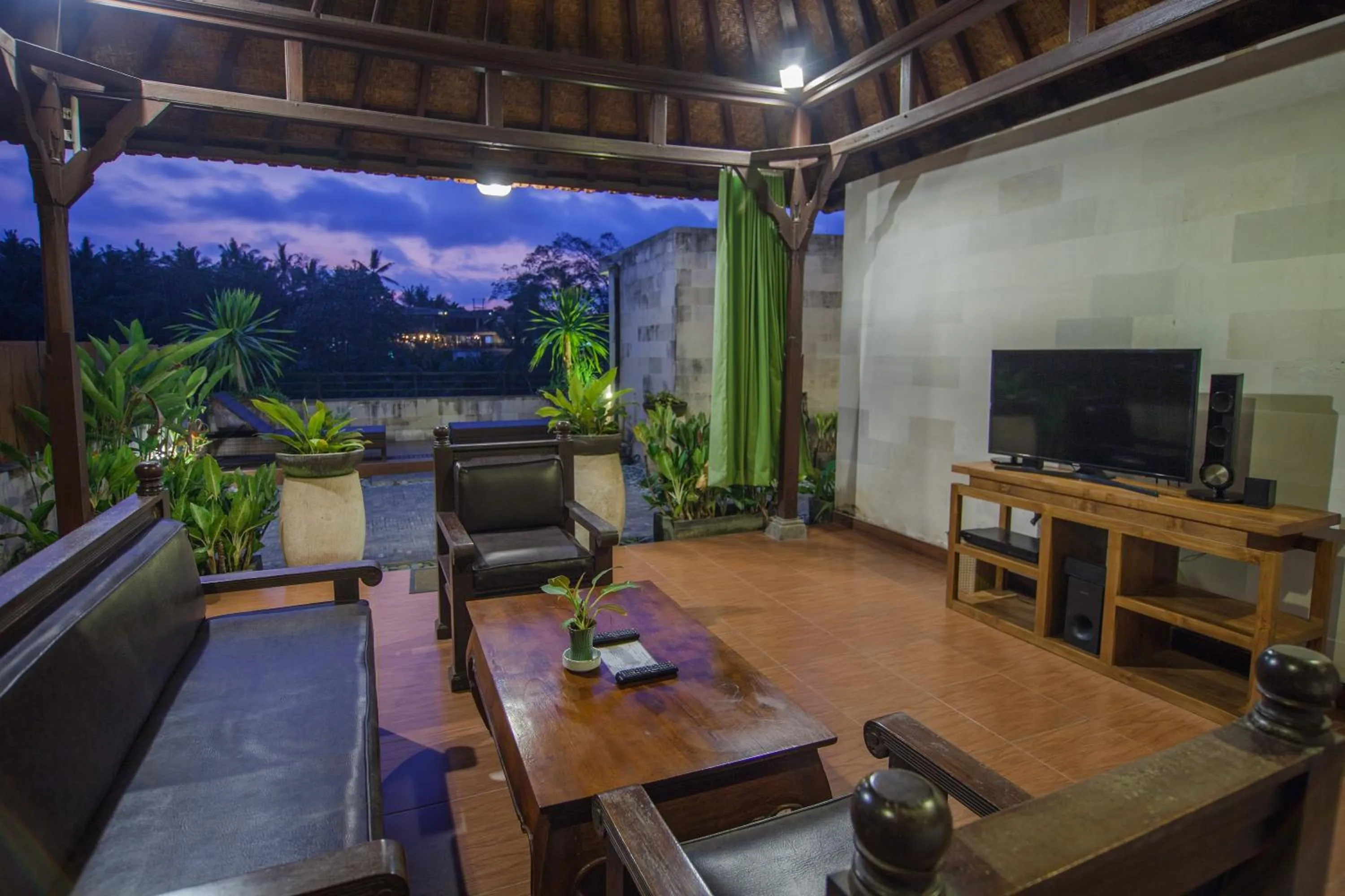 Living room in Bali Spirit Hotel and Spa, Ubud