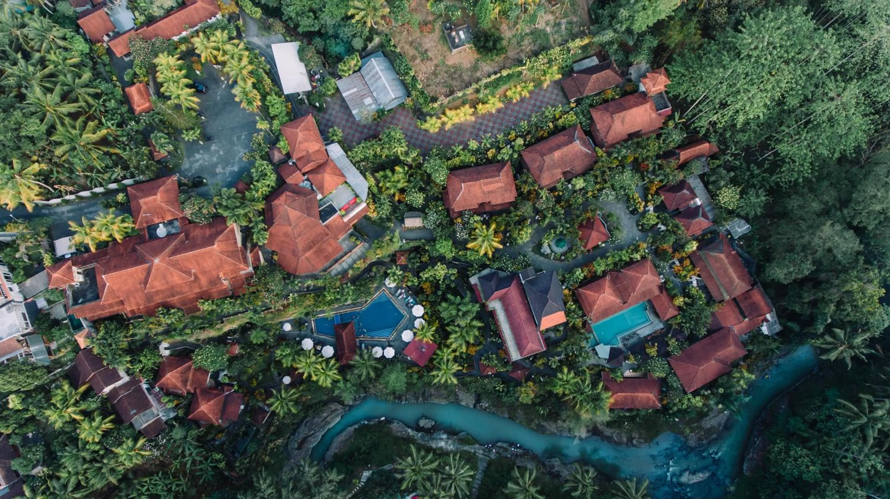 Bird's eye view in Bali Spirit Hotel and Spa, Ubud
