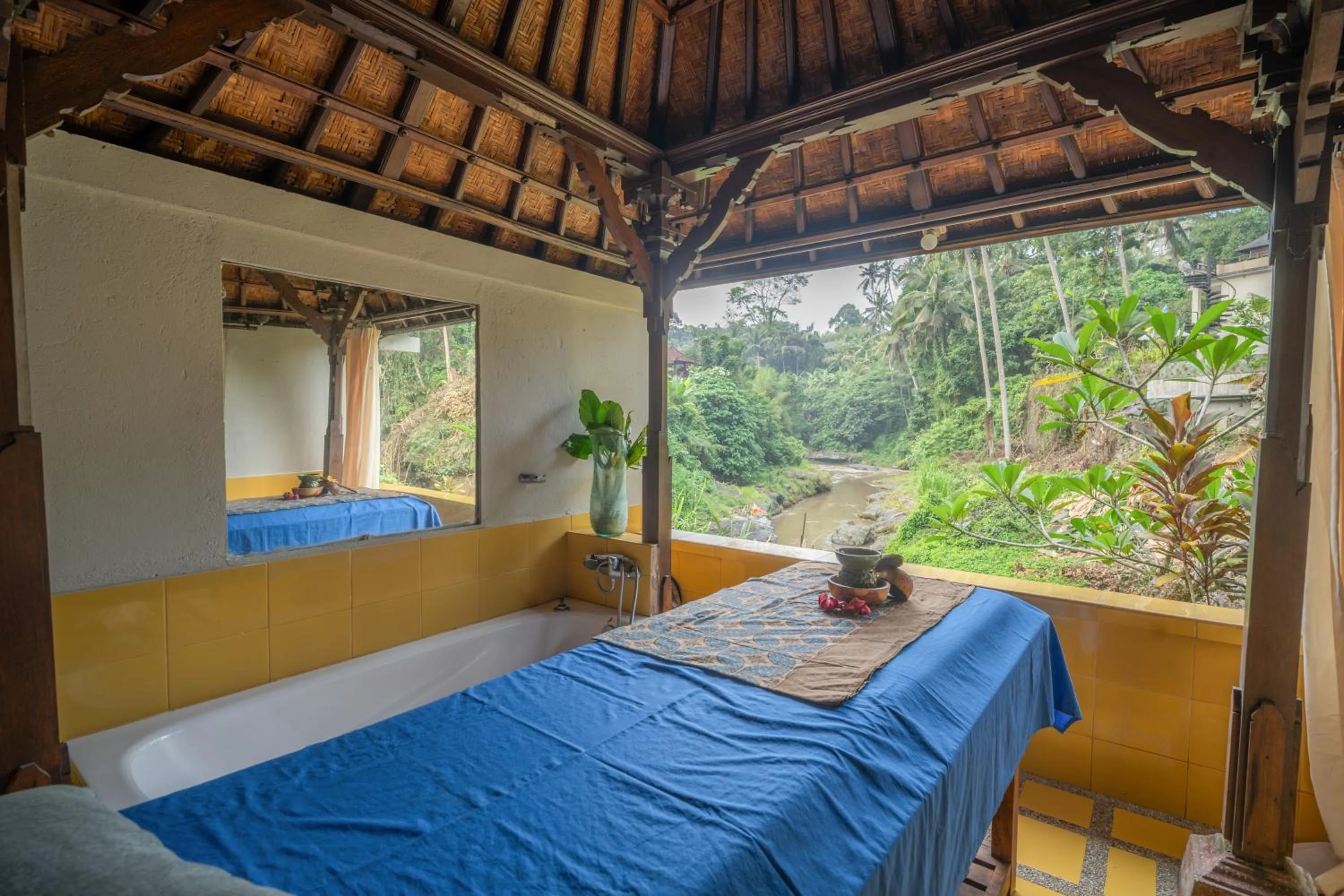 Property building, Bed in Bali Spirit Hotel and Spa, Ubud