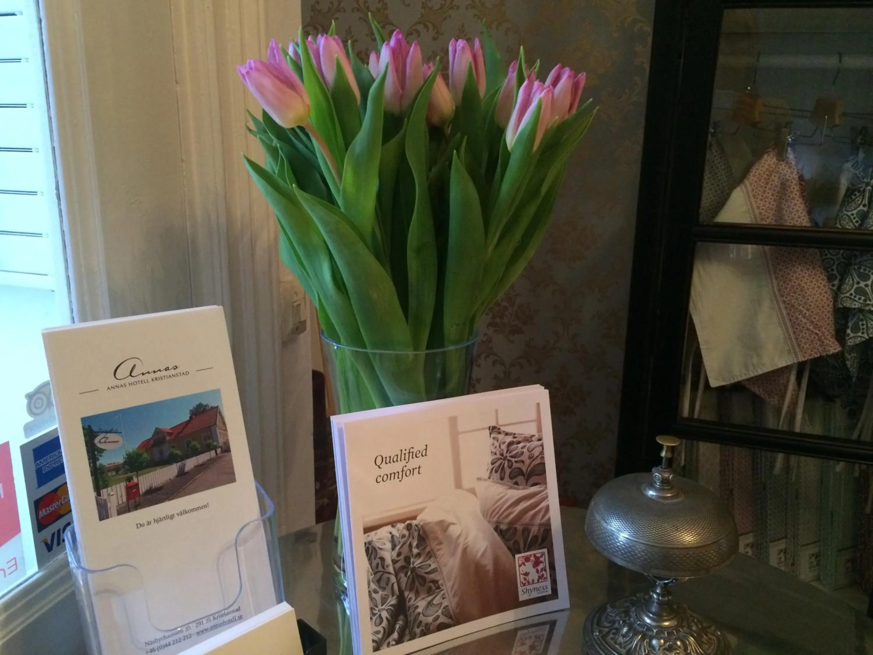 Lobby or reception in Annas Hotell