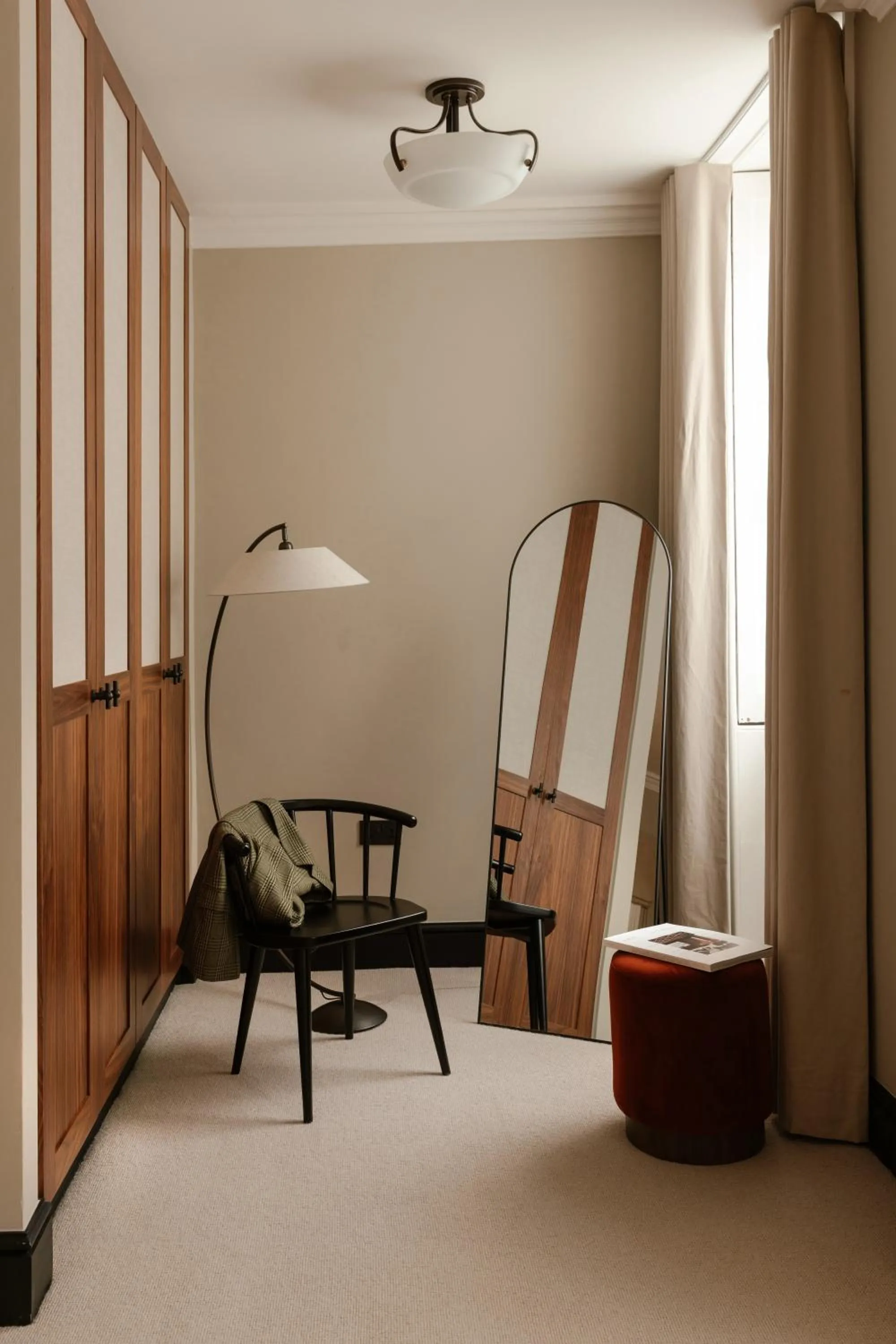 Seating area in Native Kings Wardrobe, St Pauls