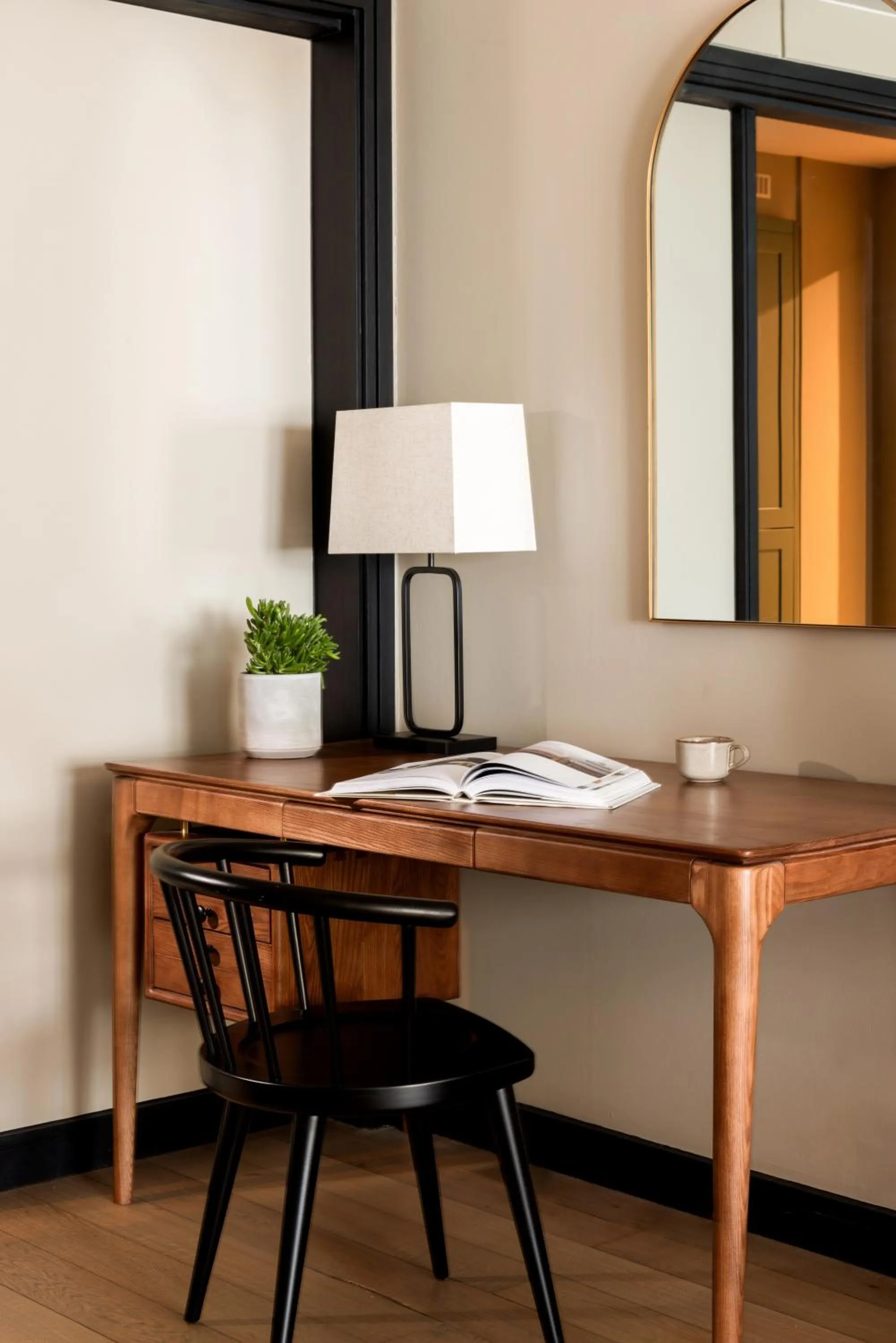 Seating area in Native Kings Wardrobe, St Pauls