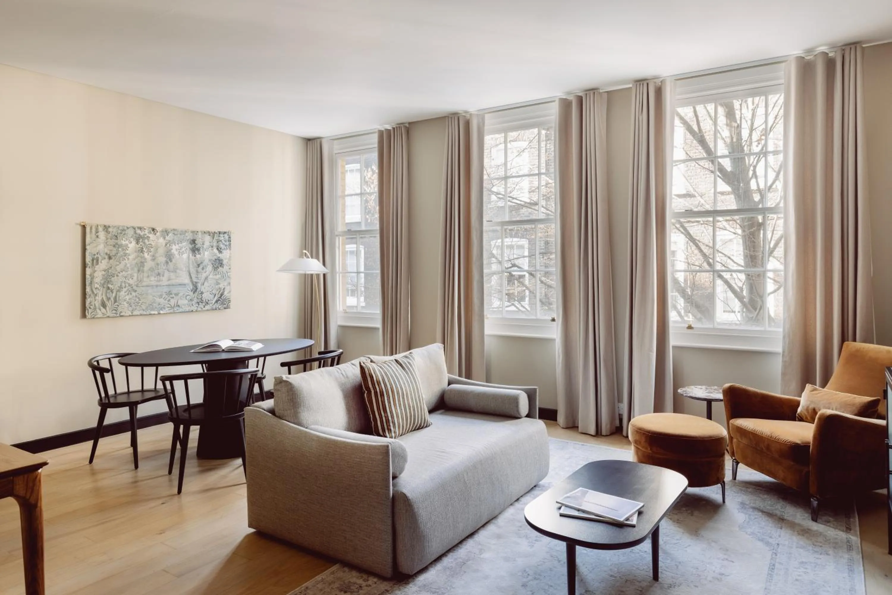 Living room in Native Kings Wardrobe, St Pauls