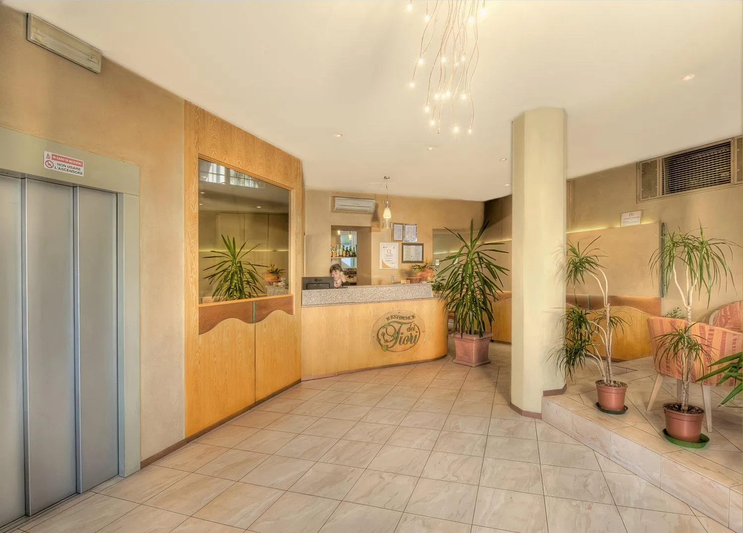 Lobby or reception in Hotel Residence Dei Fiori
