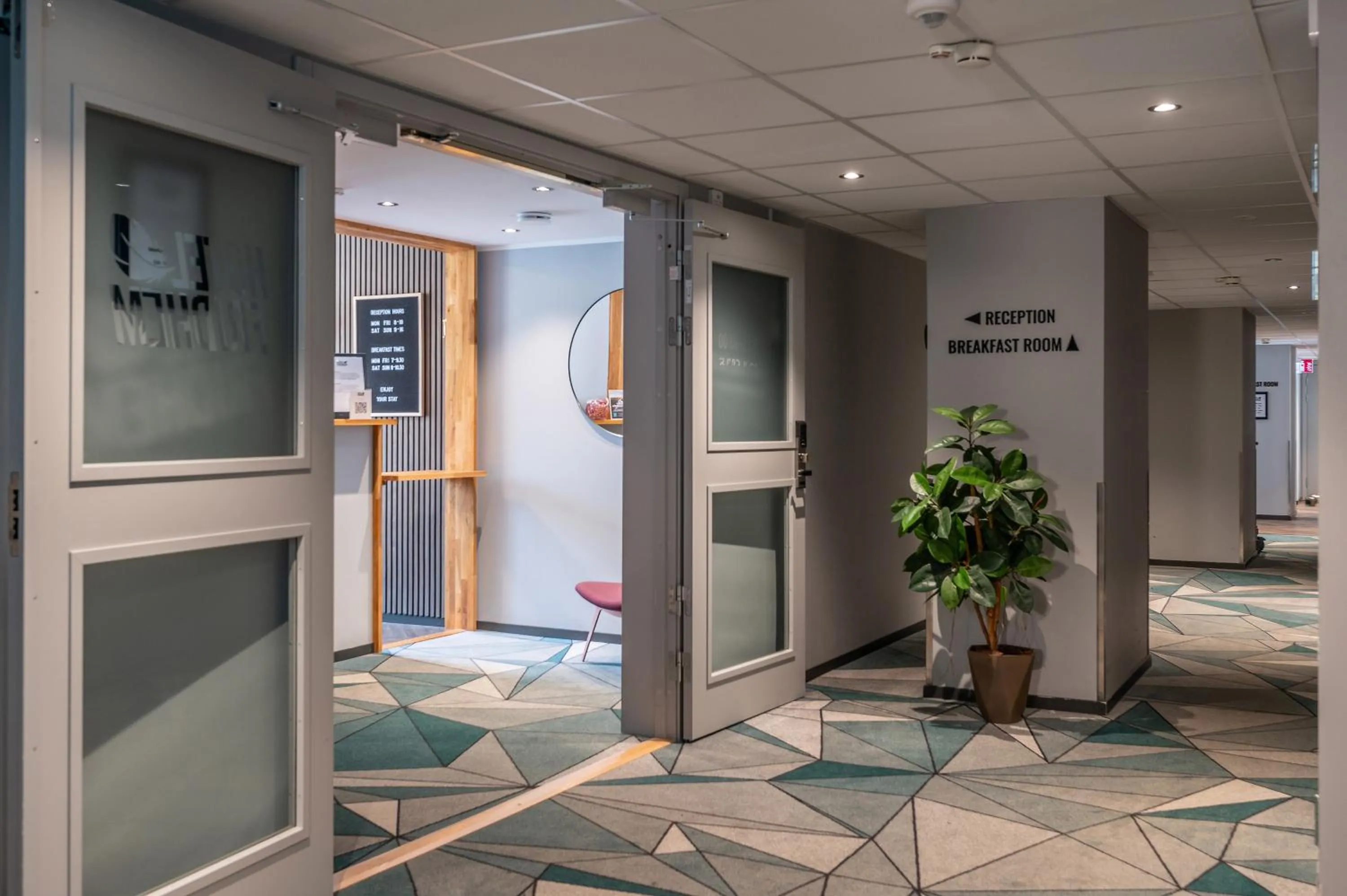 Lobby or reception in Hotel Fridhem