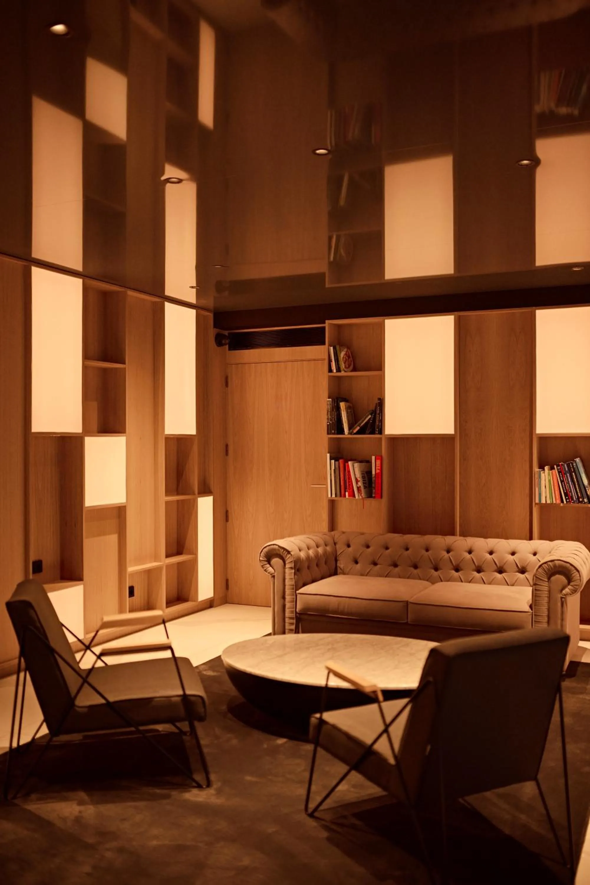 Library in Core Ibiza Town Hotel