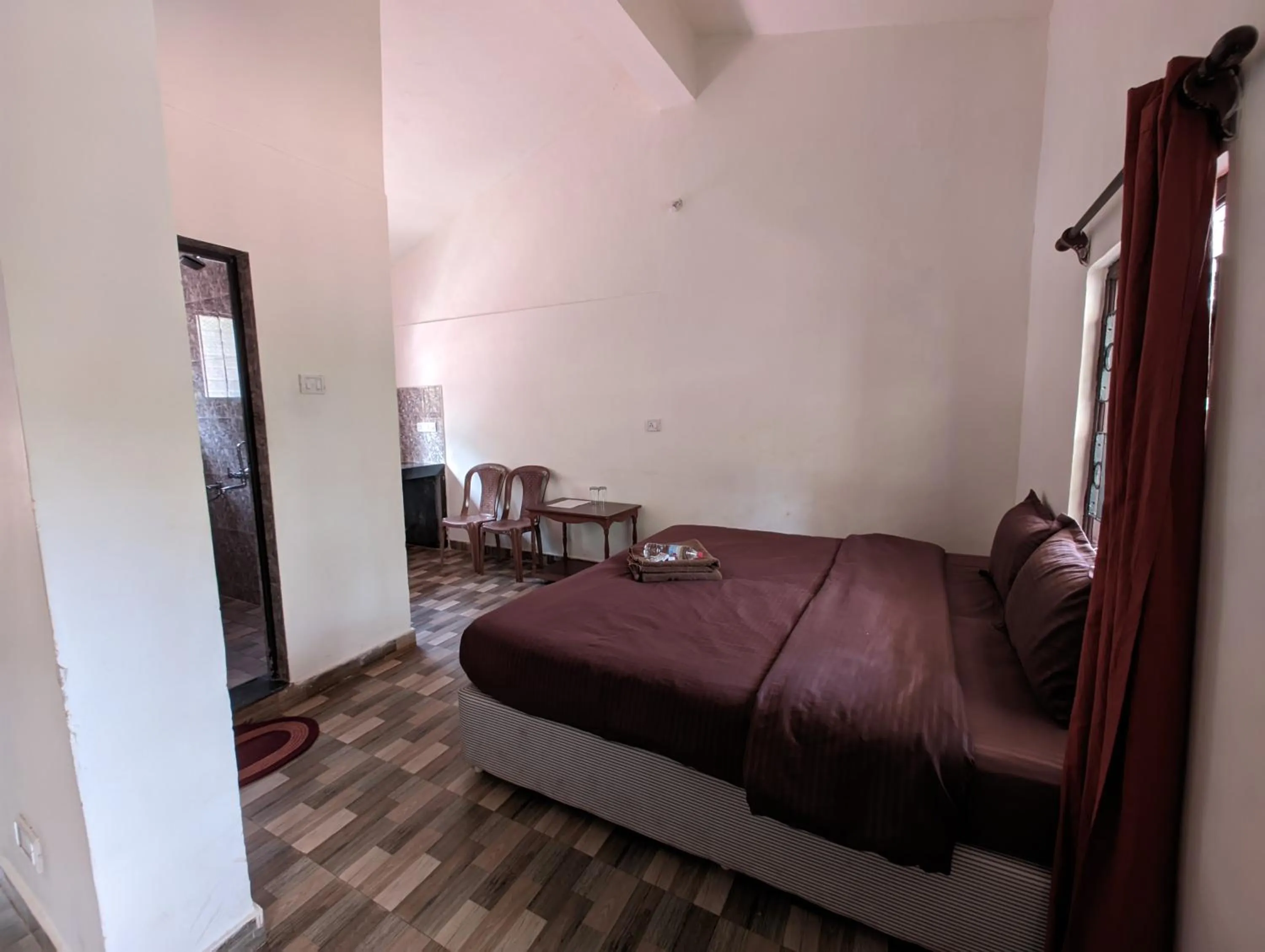 Bed in Vinsons Cottages