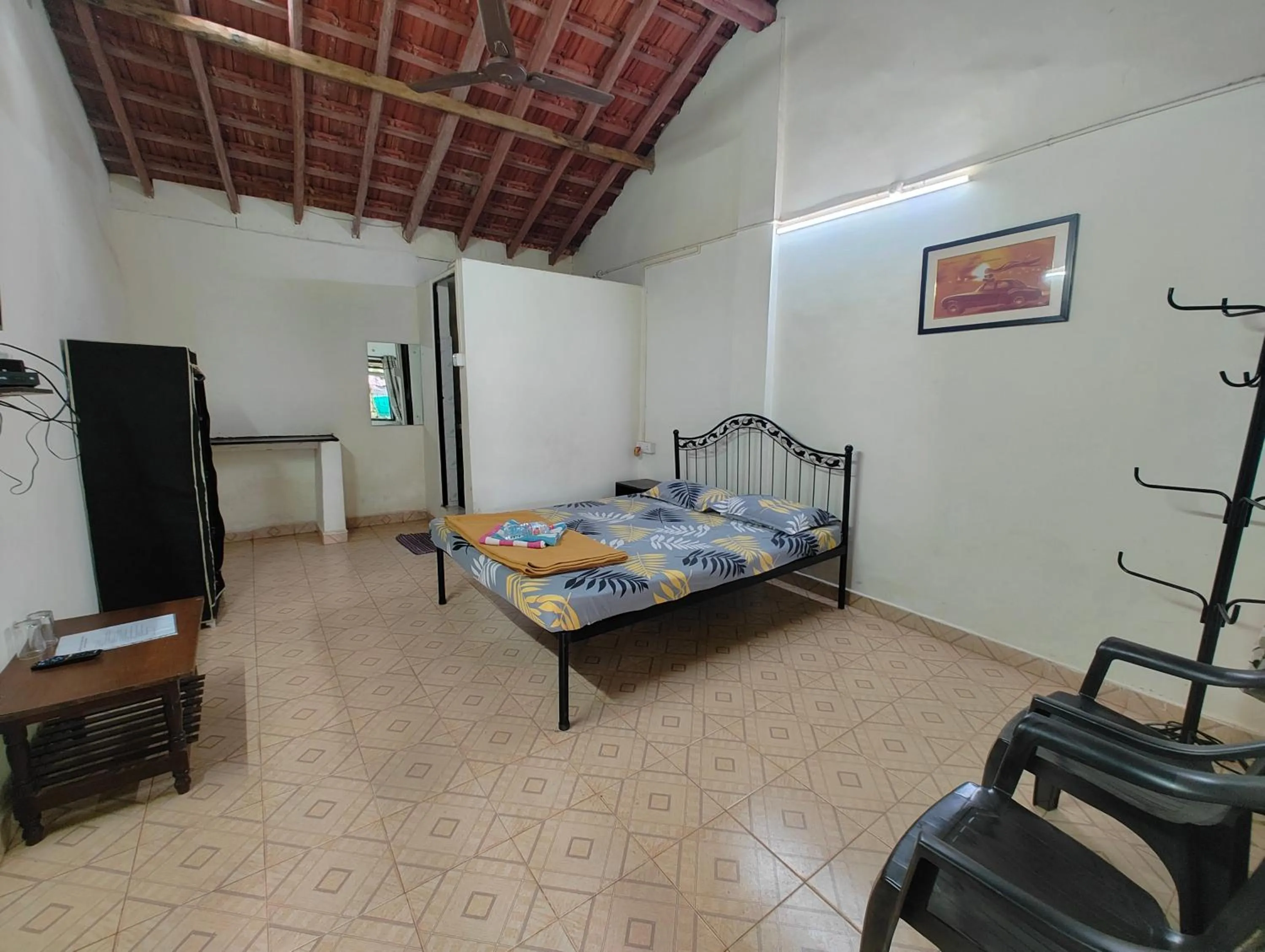 Bed in Vinsons Cottages