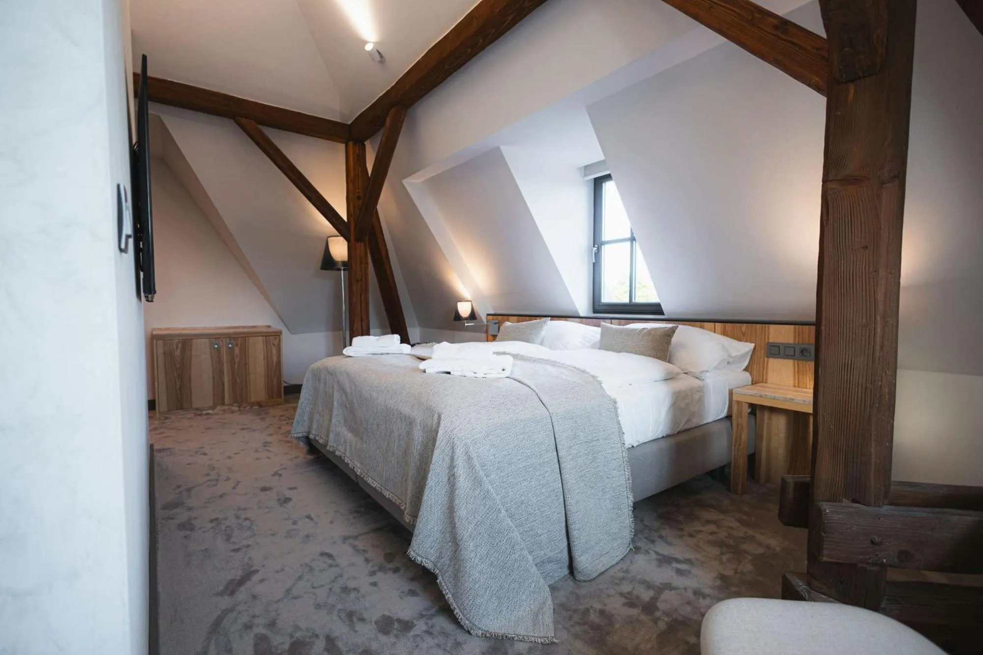 Bed in Hotel ALBRECHT