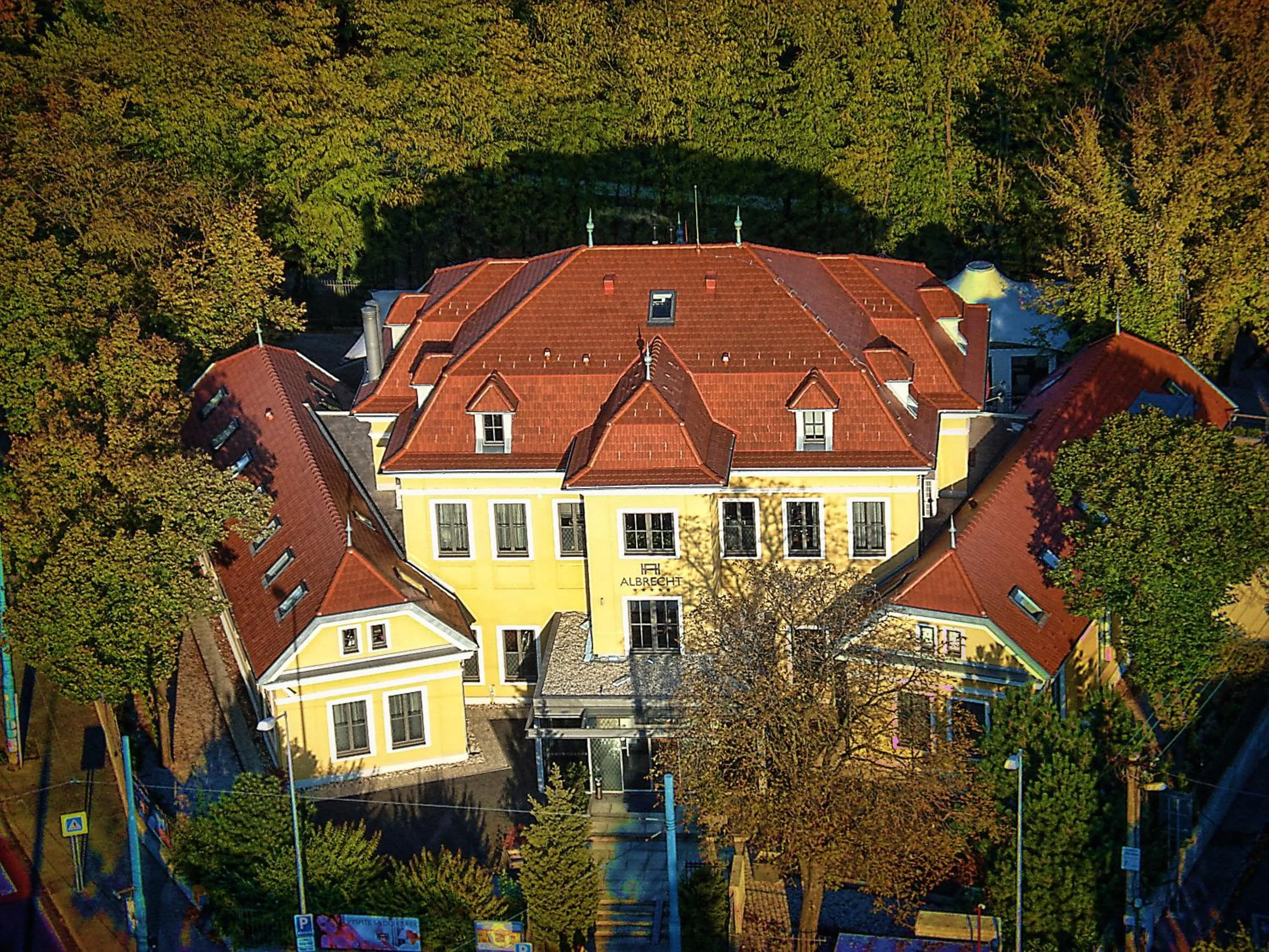 Bird's eye view in Hotel ALBRECHT
