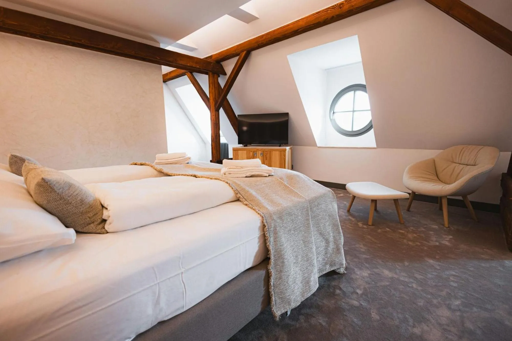 Bed in Hotel ALBRECHT