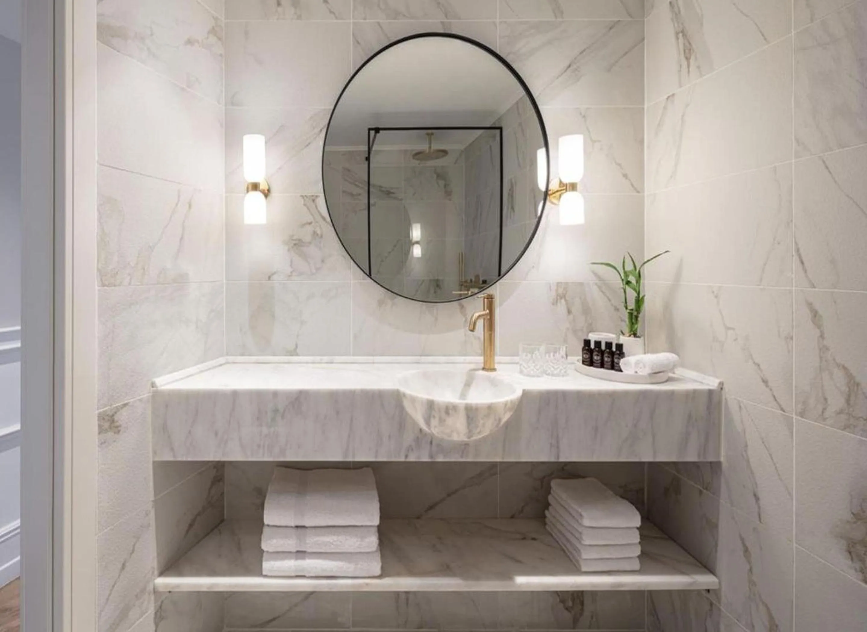 Bathroom in Galei Kinneret Hotel