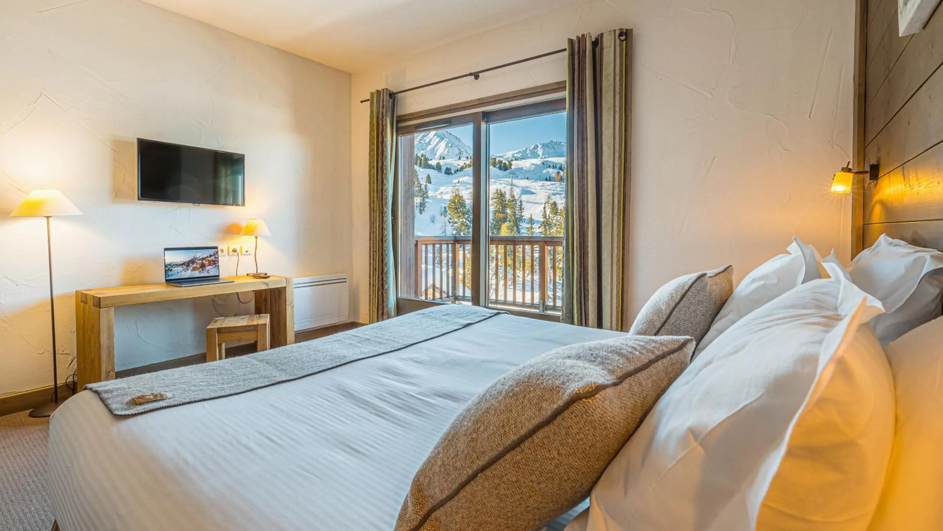 Bed in Hôtel Carlina by Les Etincelles