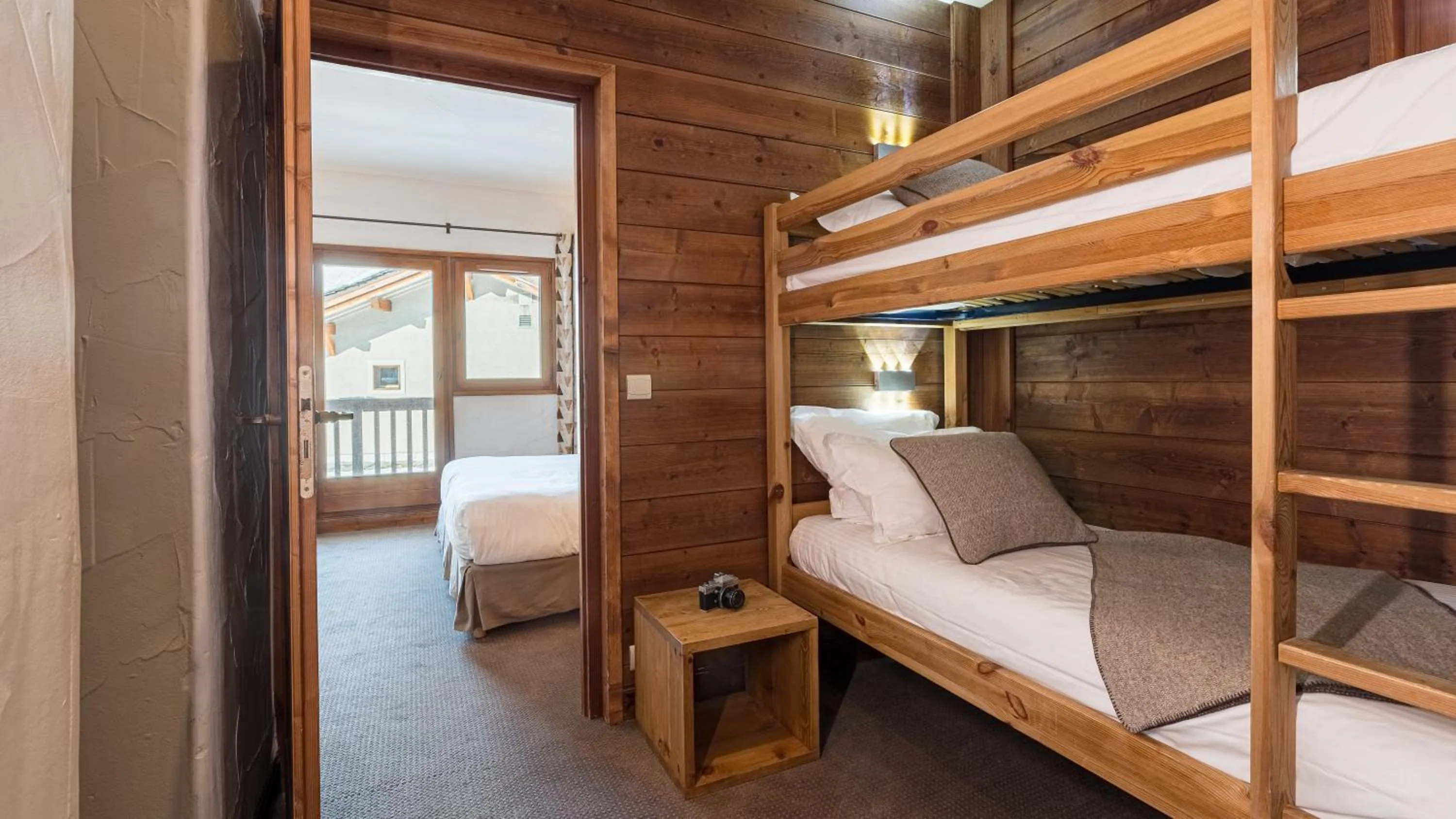 Bed in Hôtel Carlina by Les Etincelles