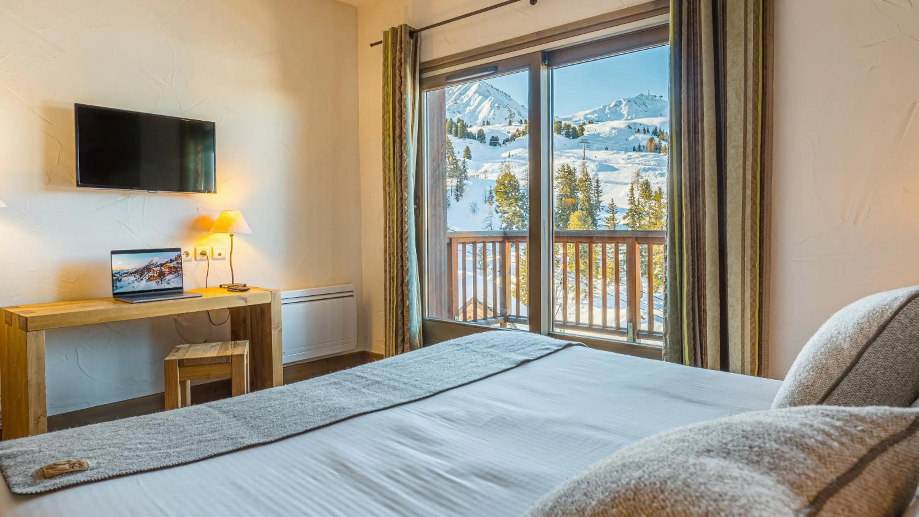 Bed in Hôtel Carlina by Les Etincelles