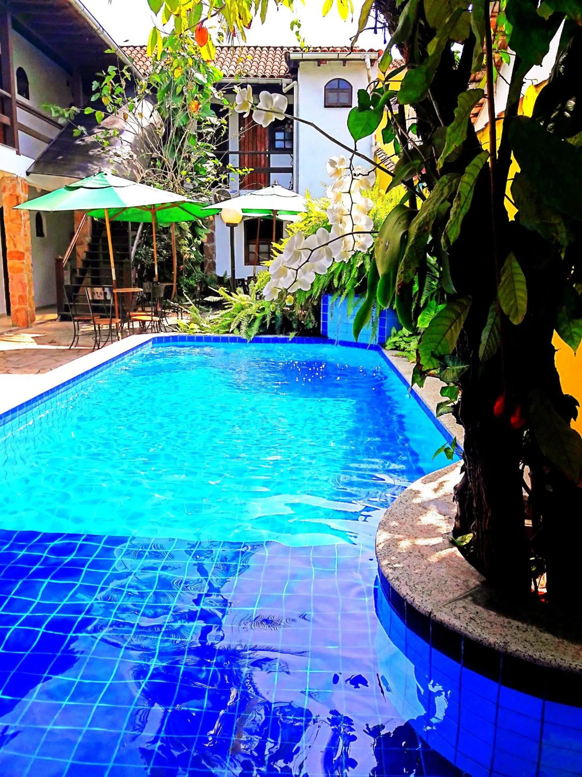 Patio in Magnu´s Pousada