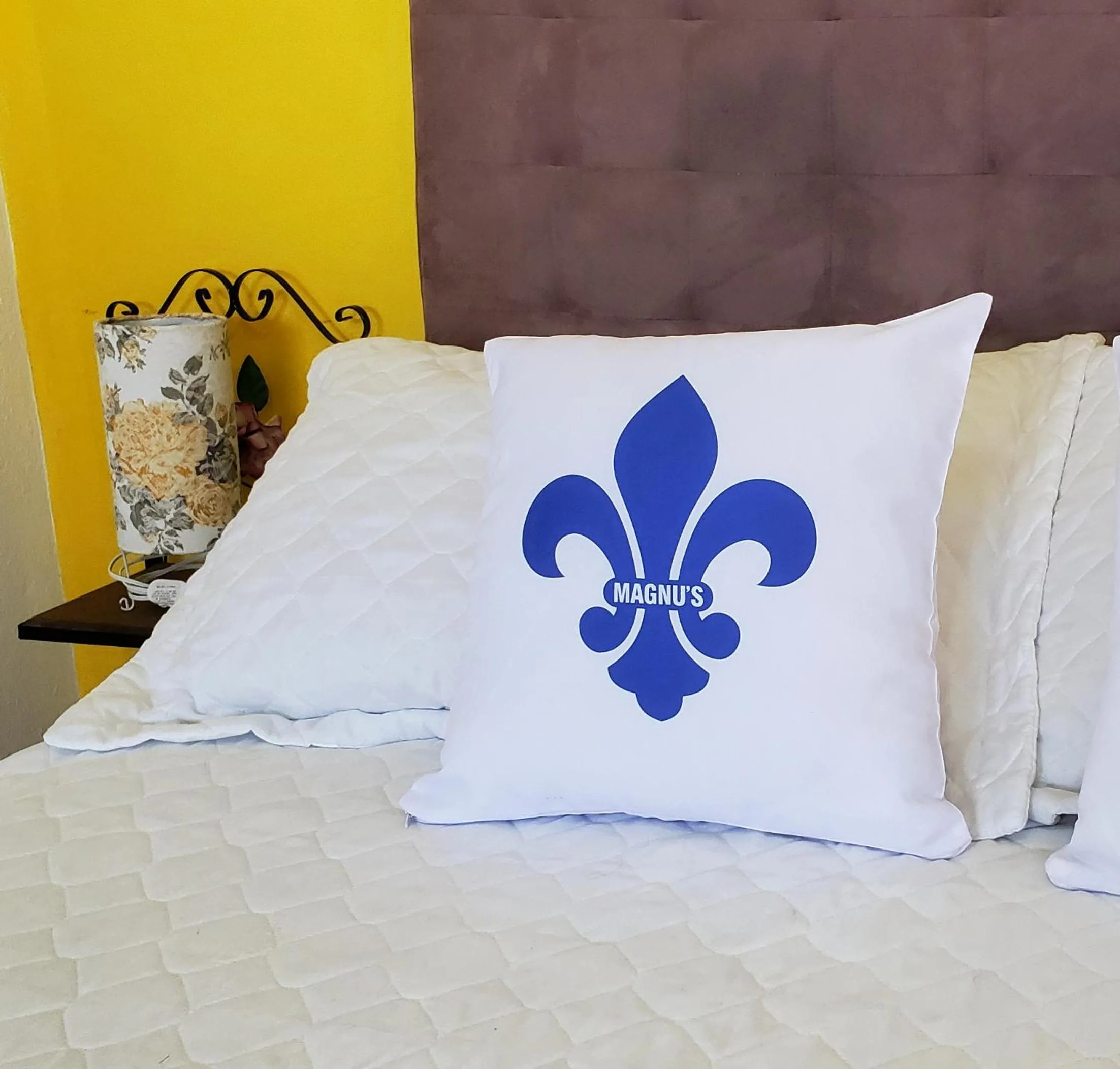 Bed in Magnu´s Pousada