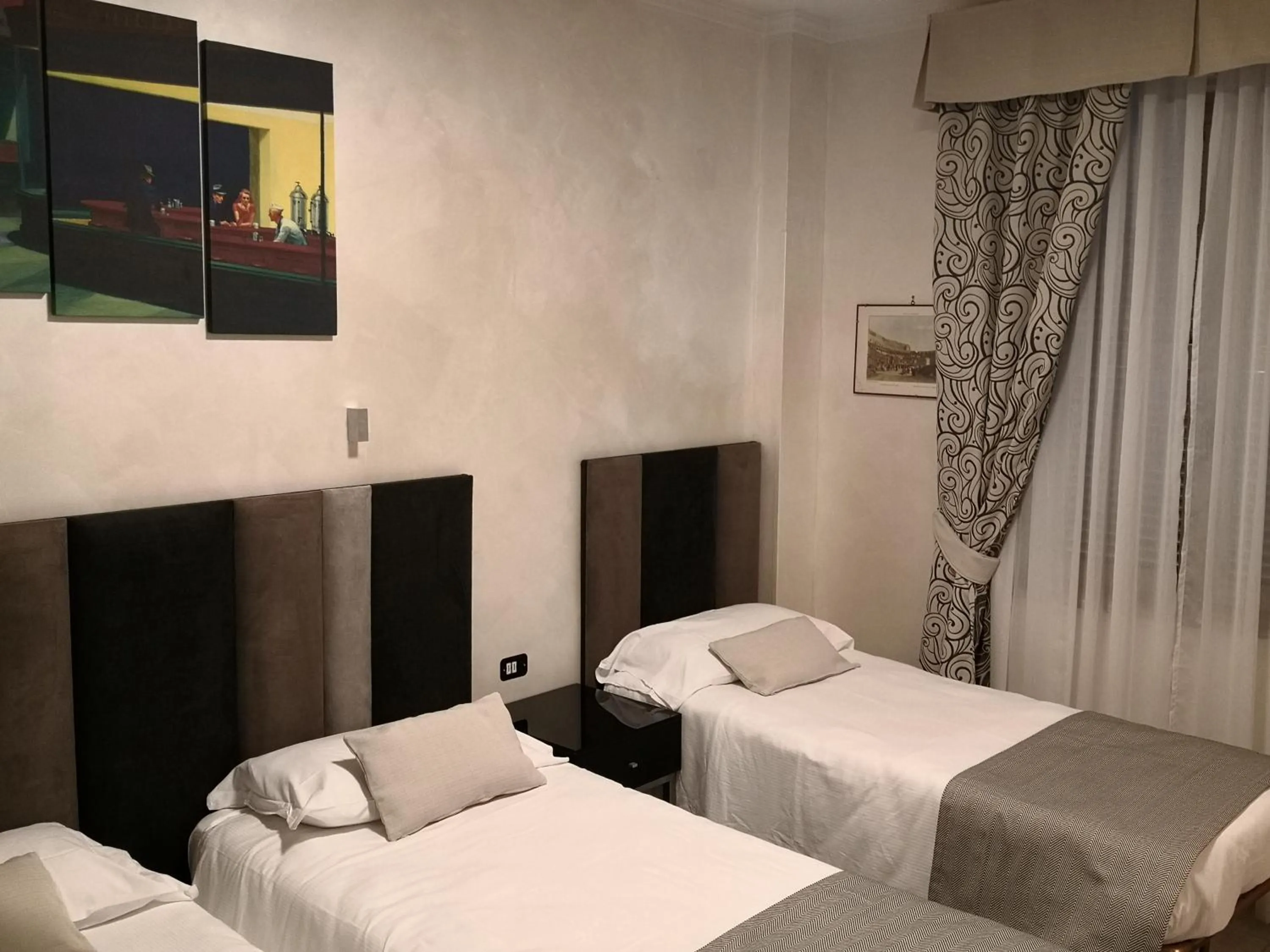 Bedroom, Bed in Hotel Rimini