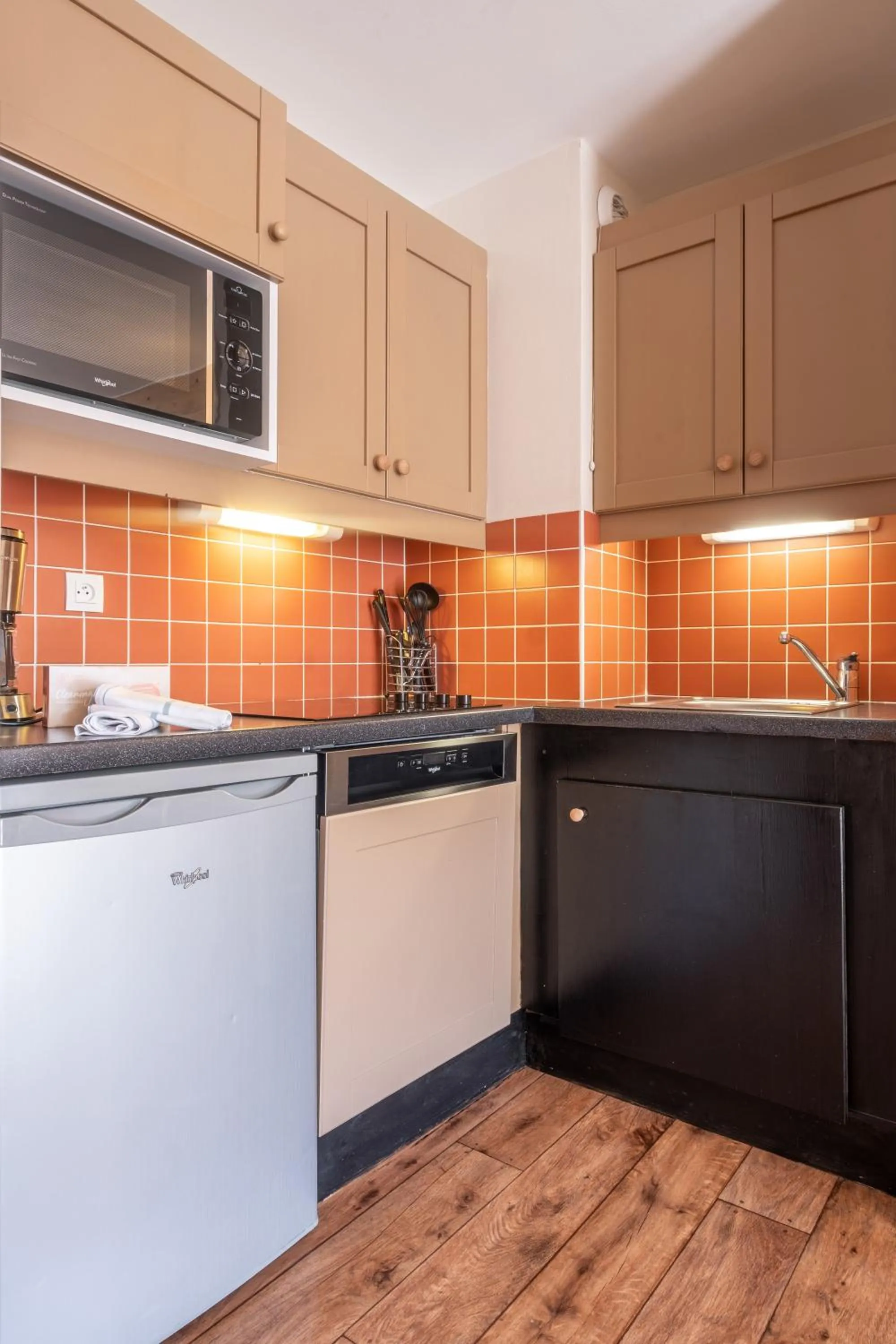 Kitchen or kitchenette in Résidence Pierre & Vacances Le Tikal