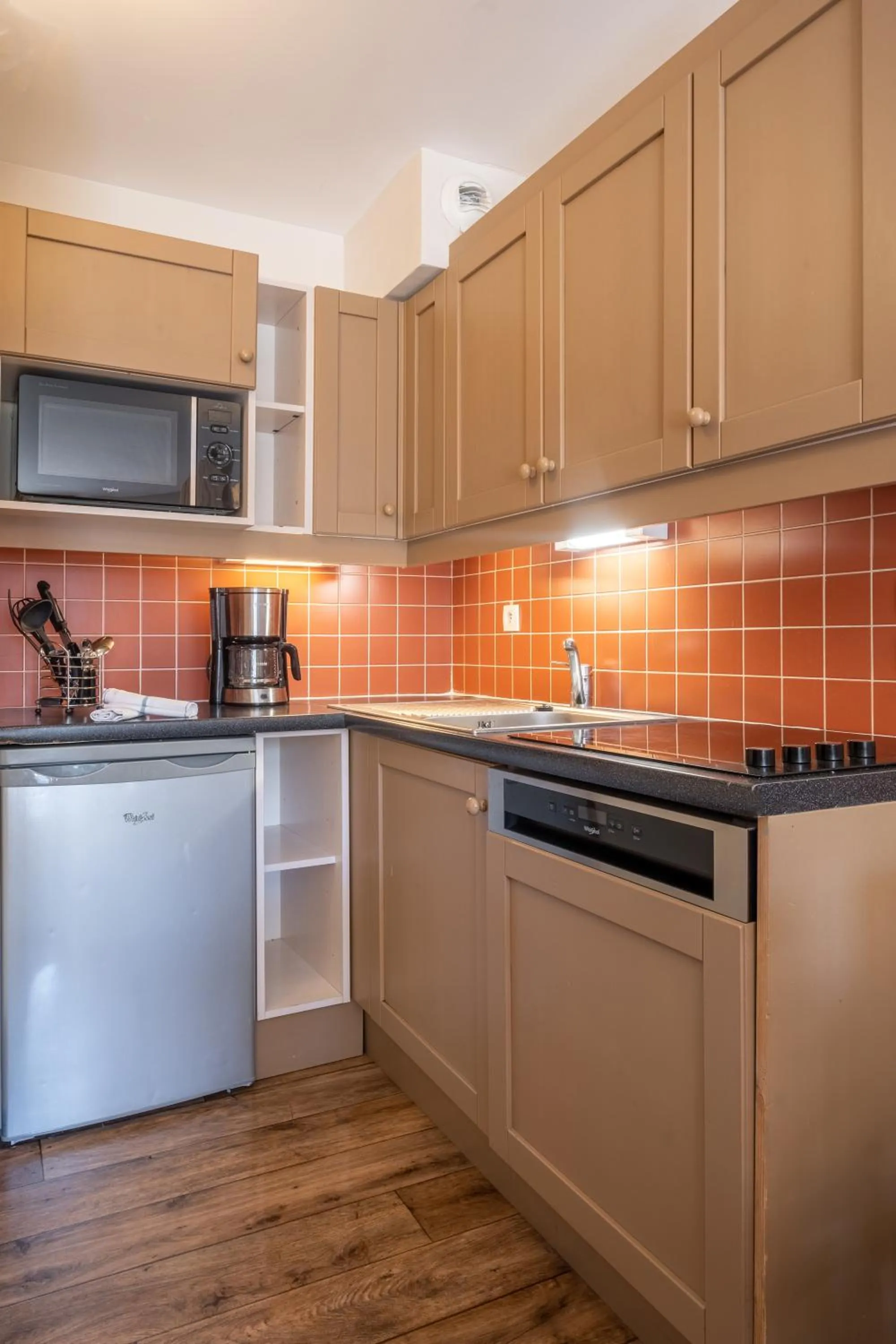 Kitchen or kitchenette in Résidence Pierre & Vacances Le Tikal