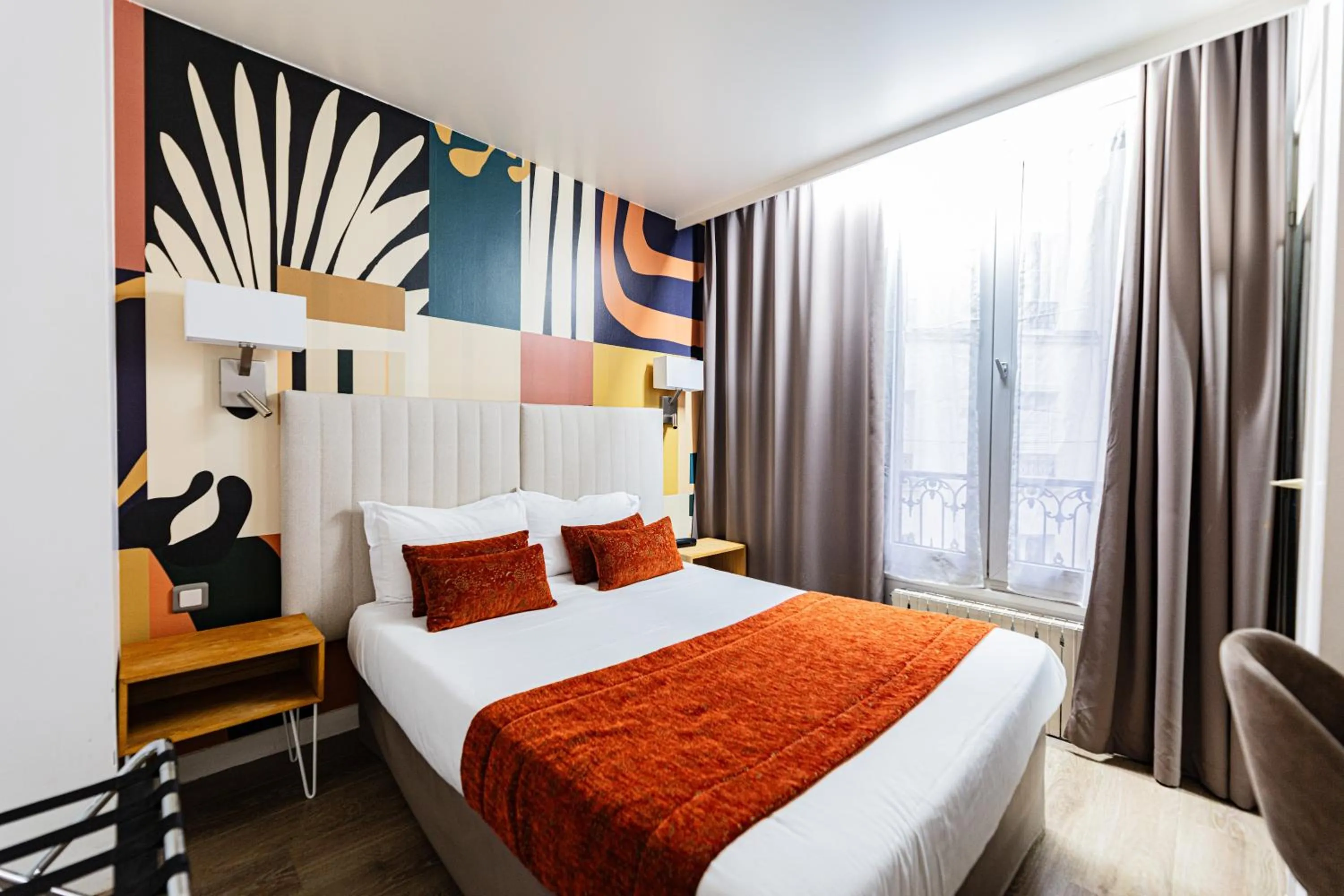 Bed in Hôtel De Venise