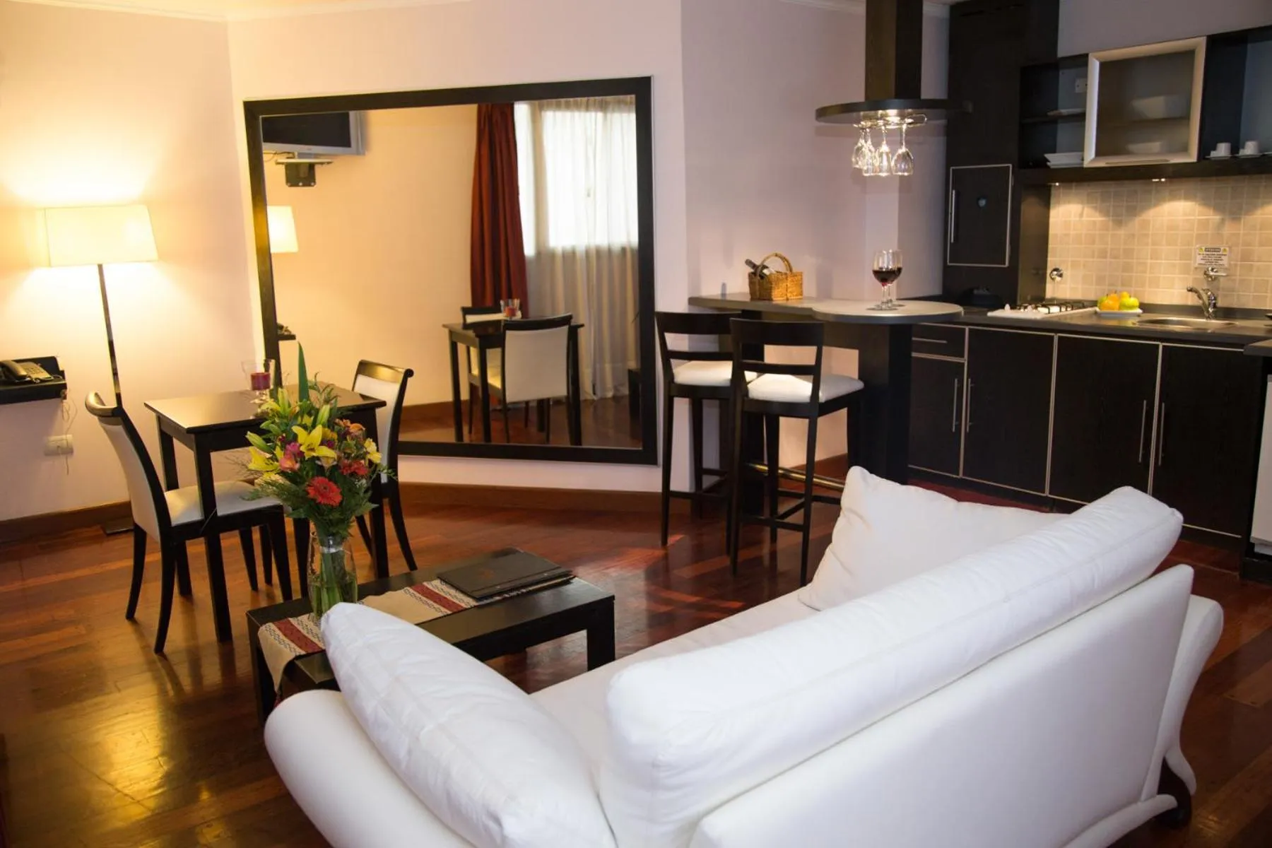 Living room in Vecchia Terra Apart Hotel