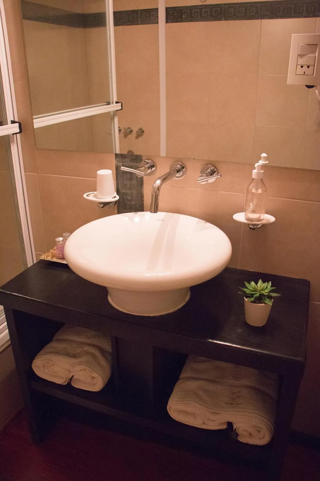 Bathroom in Vecchia Terra Apart Hotel