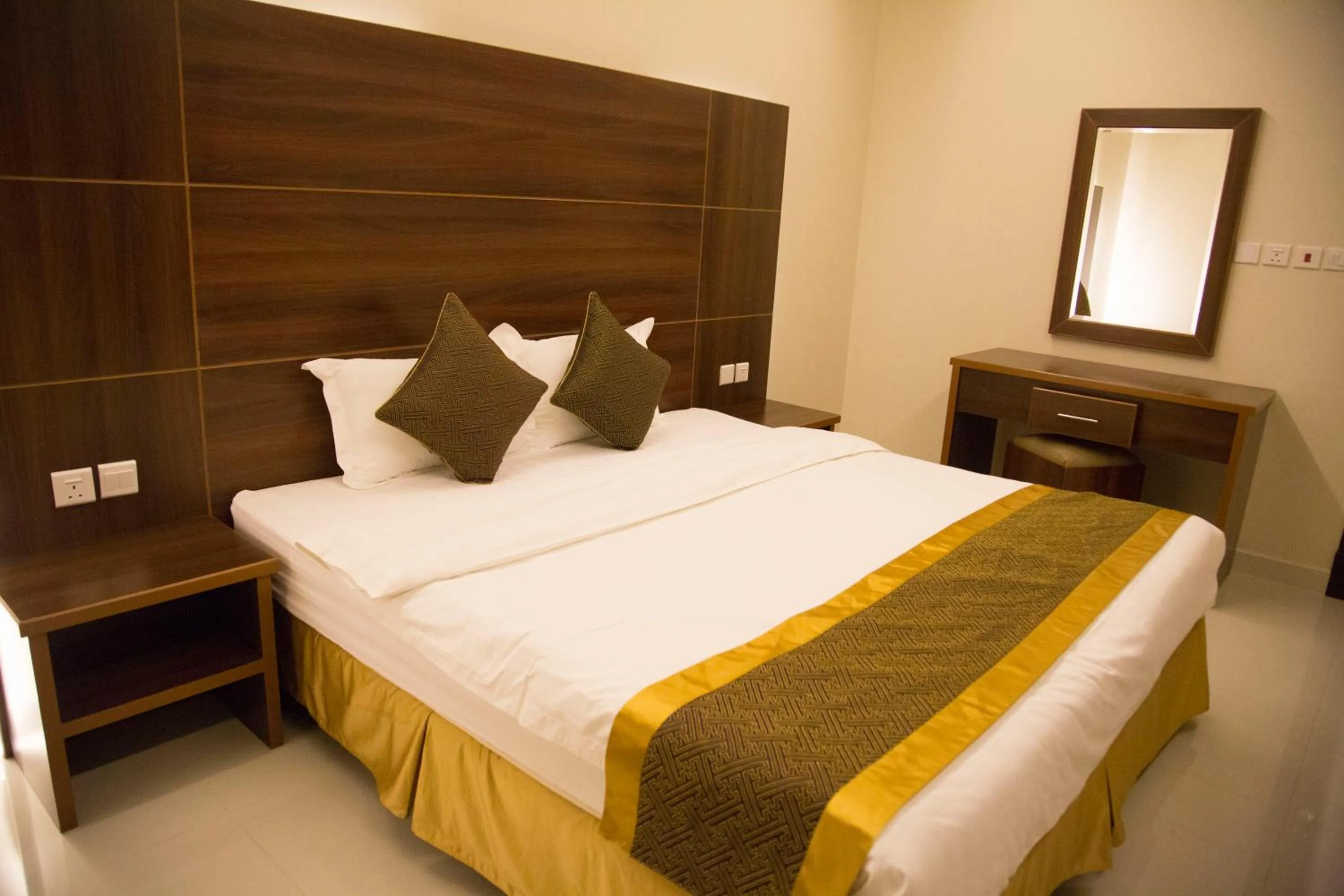 Bed in Alharir Hotel Apartments