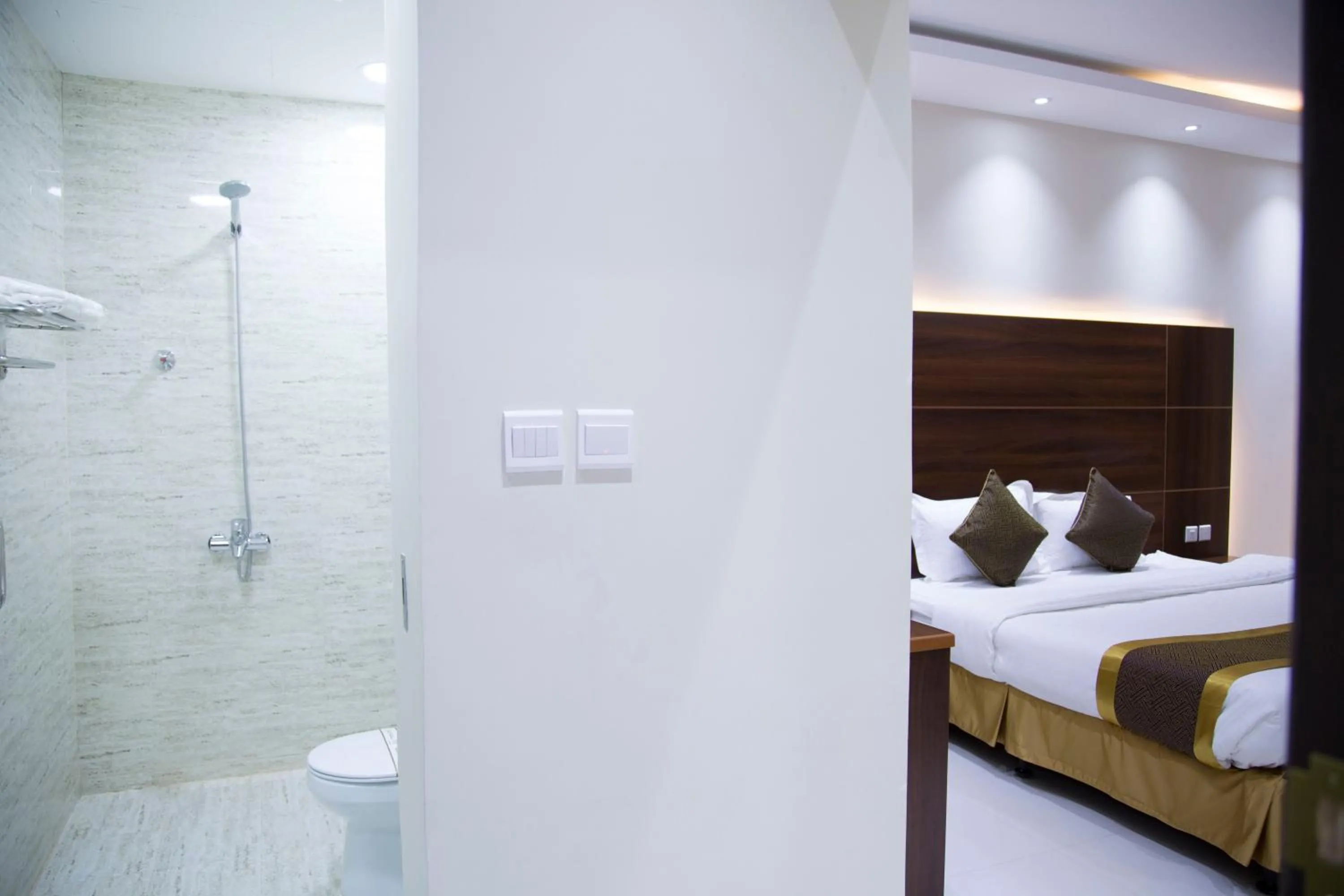 Bed in Alharir Hotel Apartments