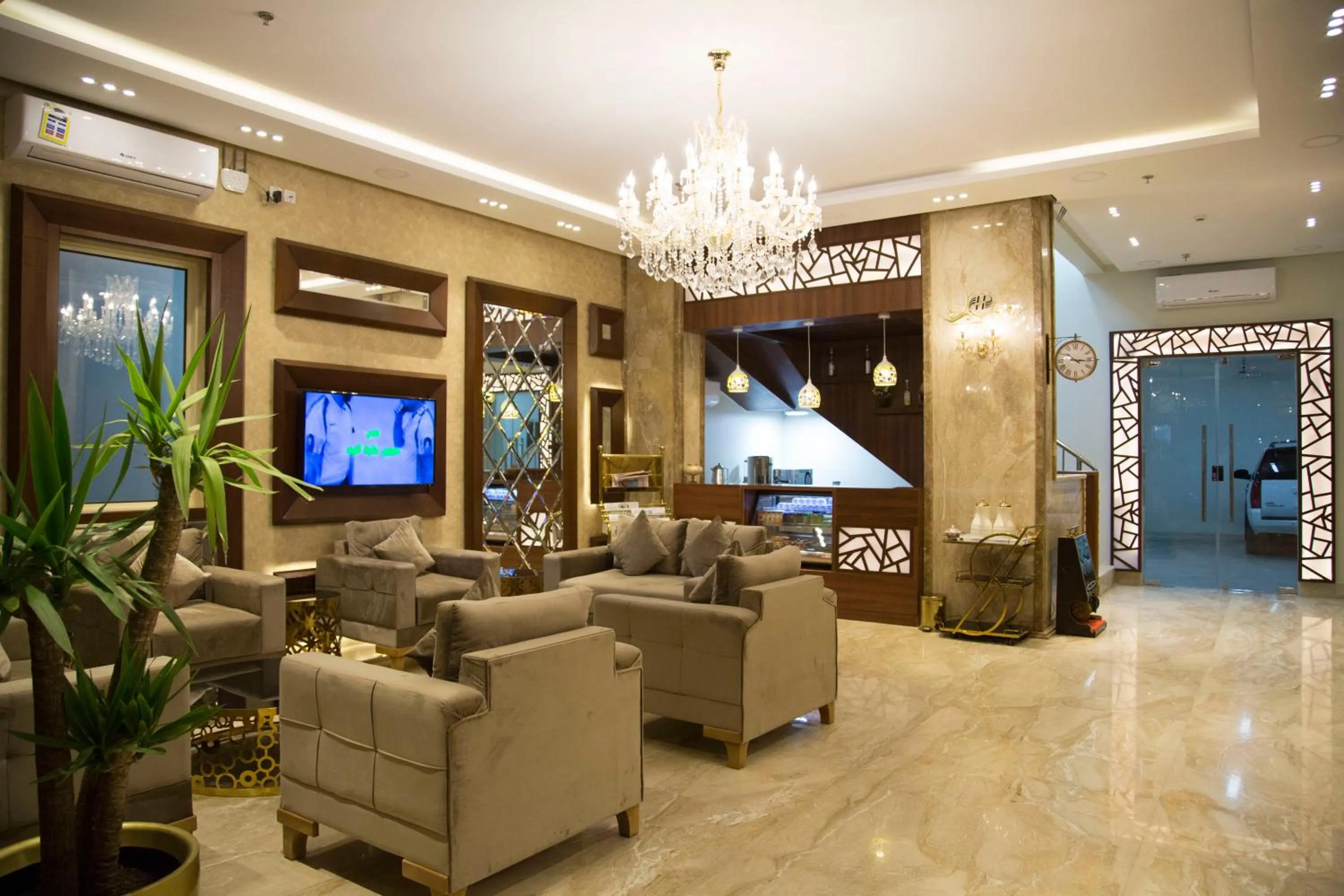 Seating area in Alharir Hotel Apartments