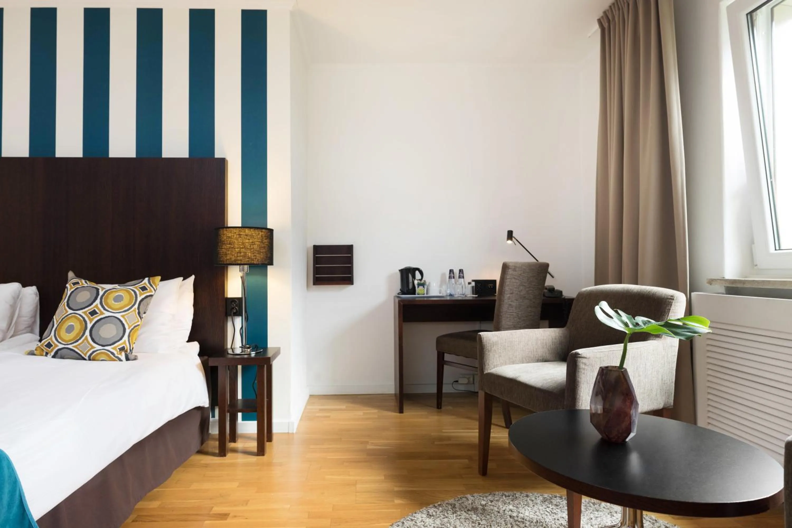 Spring, Bed in ProfilHotels Hotel Garden