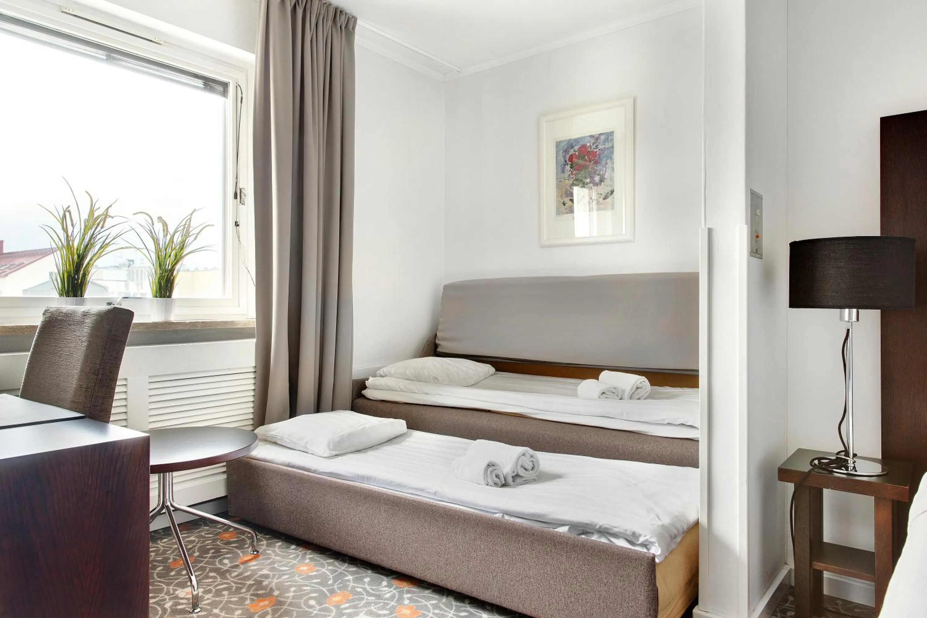 Spring, Bed in ProfilHotels Hotel Garden